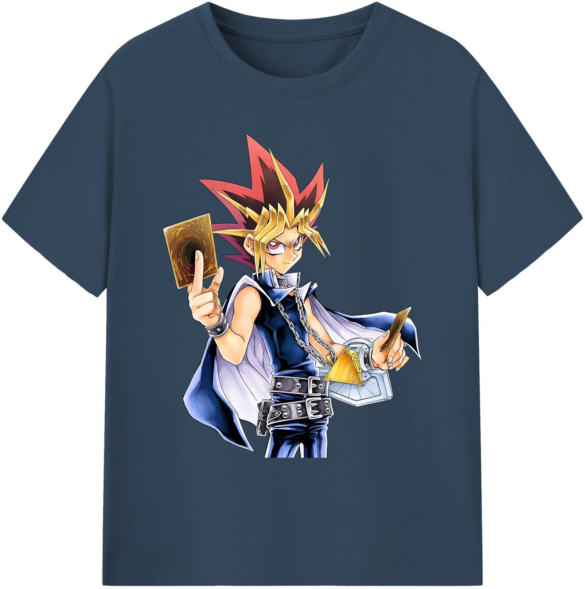 （画像用） 遊☆戯☆王 Yu-Gi-Oh! 綿100％ メンズ半袖Tシャツ｜肌触りやわらか＆通気性