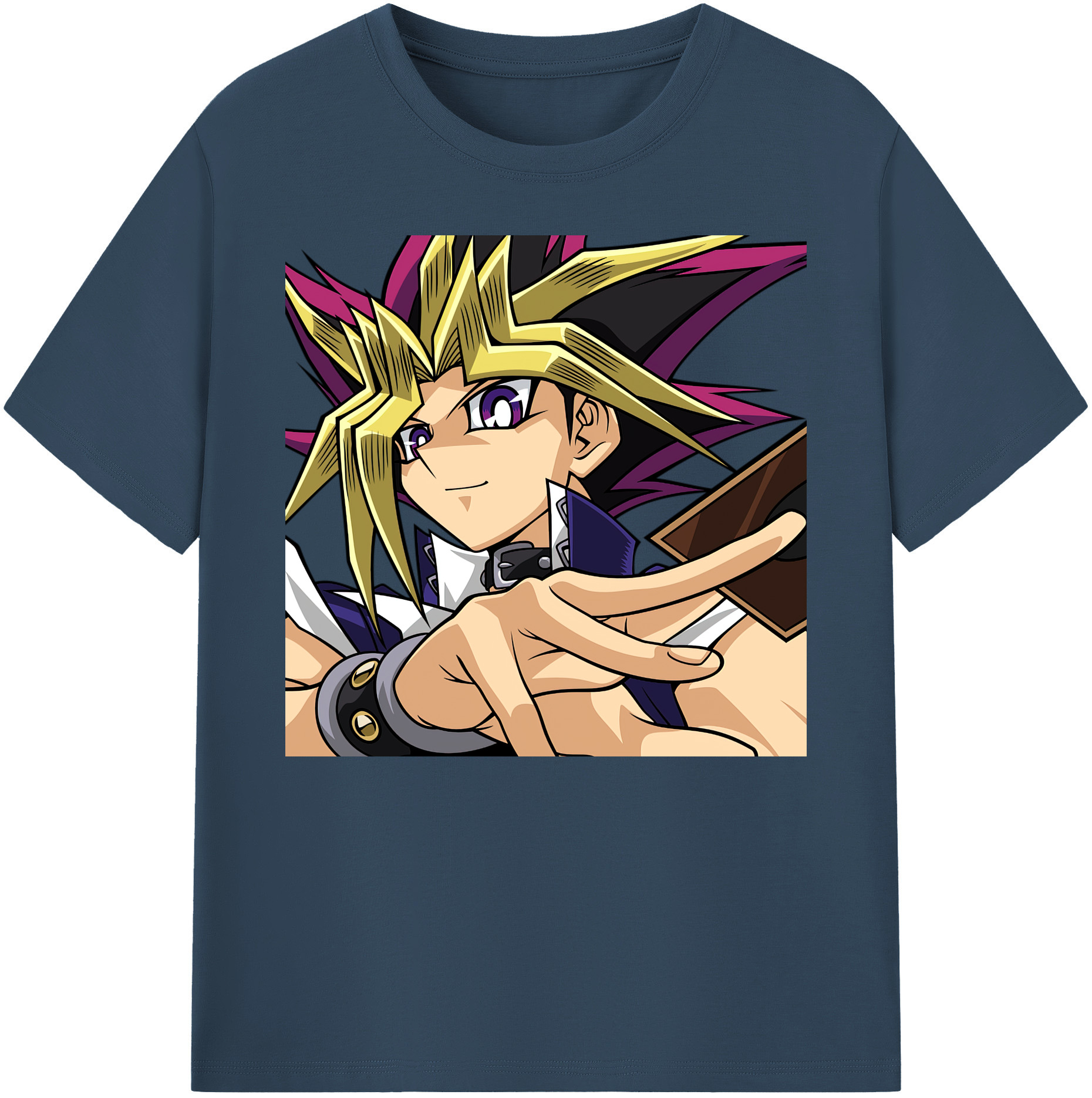 （画像用） 遊☆戯☆王 Yu-Gi-Oh! 綿100％ メンズ半袖Tシャツ｜肌触りやわらか＆通気性
