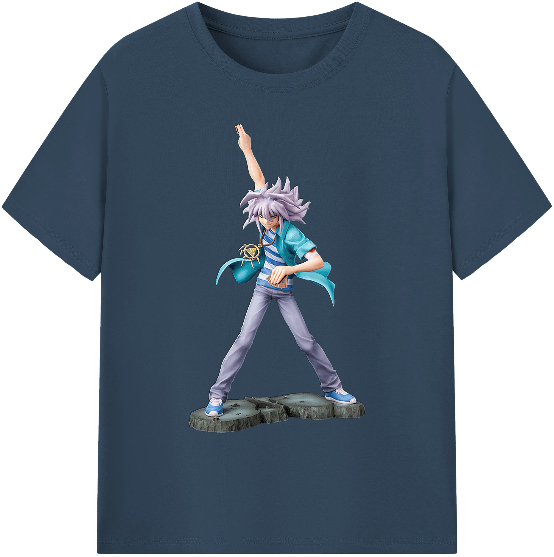 （画像用） 遊☆戯☆王 Yu-Gi-Oh! 綿100％ メンズ半袖Tシャツ｜肌触りやわらか＆通気性