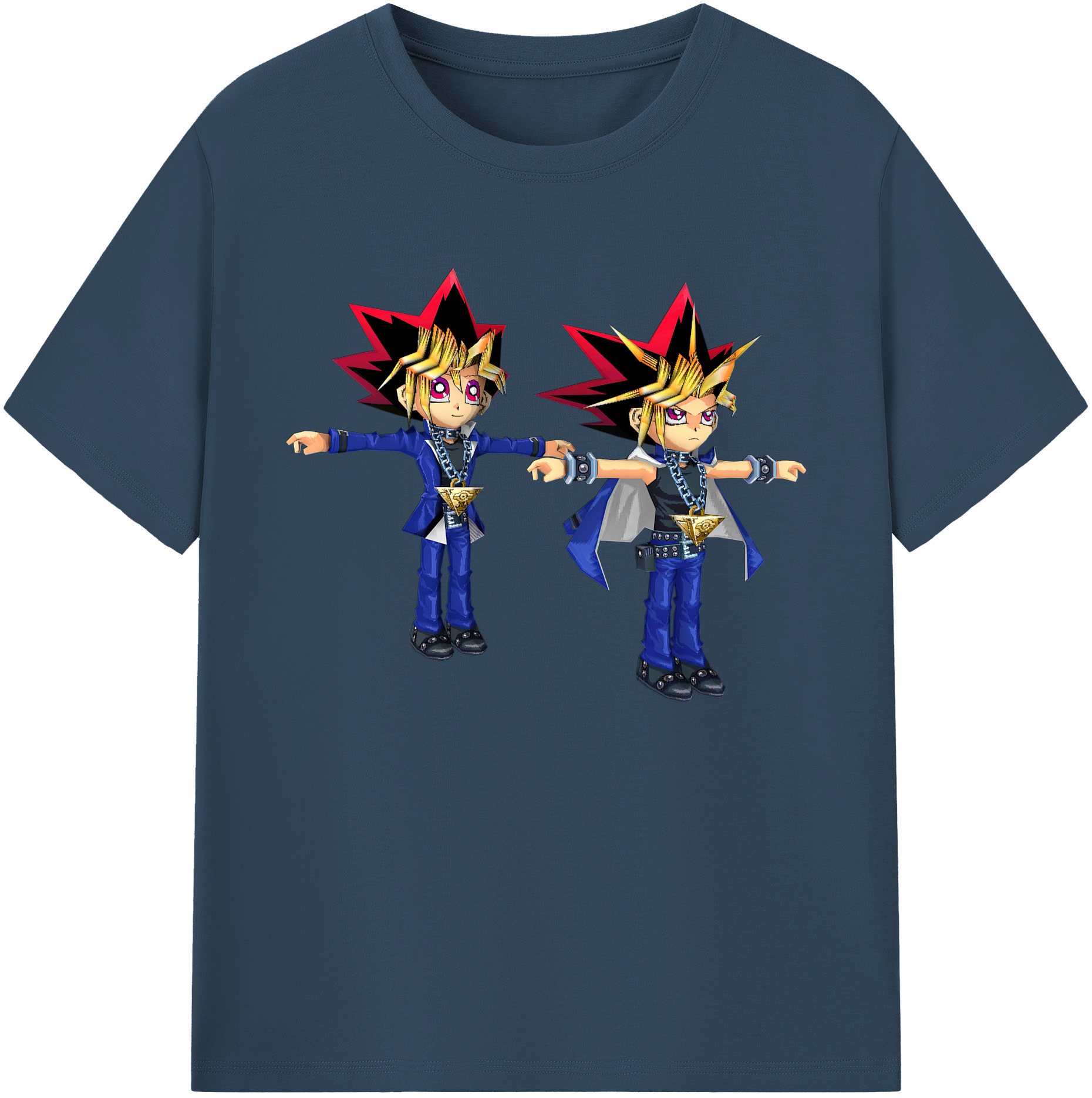 （画像用） 遊☆戯☆王 Yu-Gi-Oh! 綿100％ メンズ半袖Tシャツ｜肌触りやわらか＆通気性