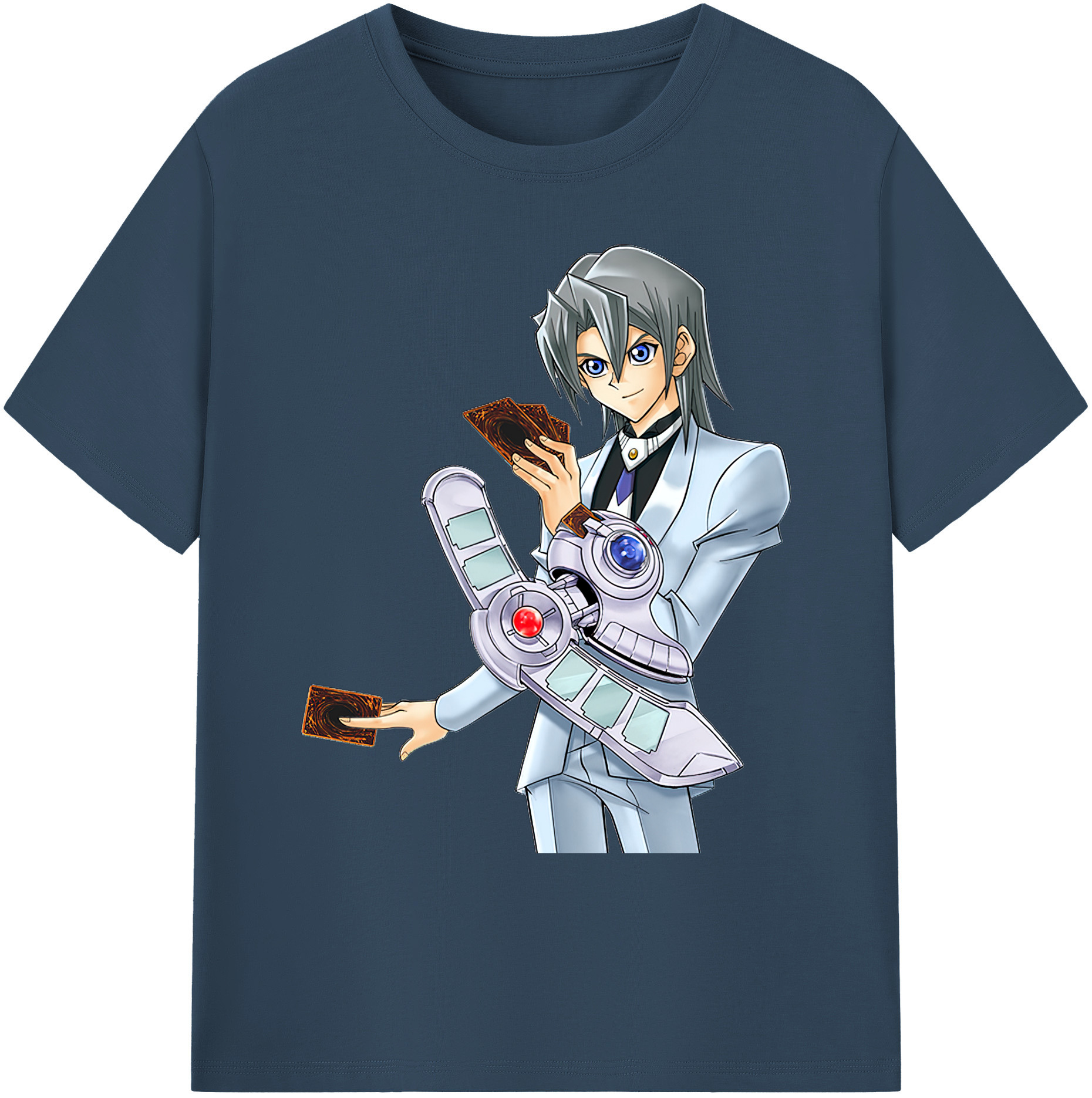 （画像用） 遊☆戯☆王 Yu-Gi-Oh! 綿100％ メンズ半袖Tシャツ｜肌触りやわらか＆通気性