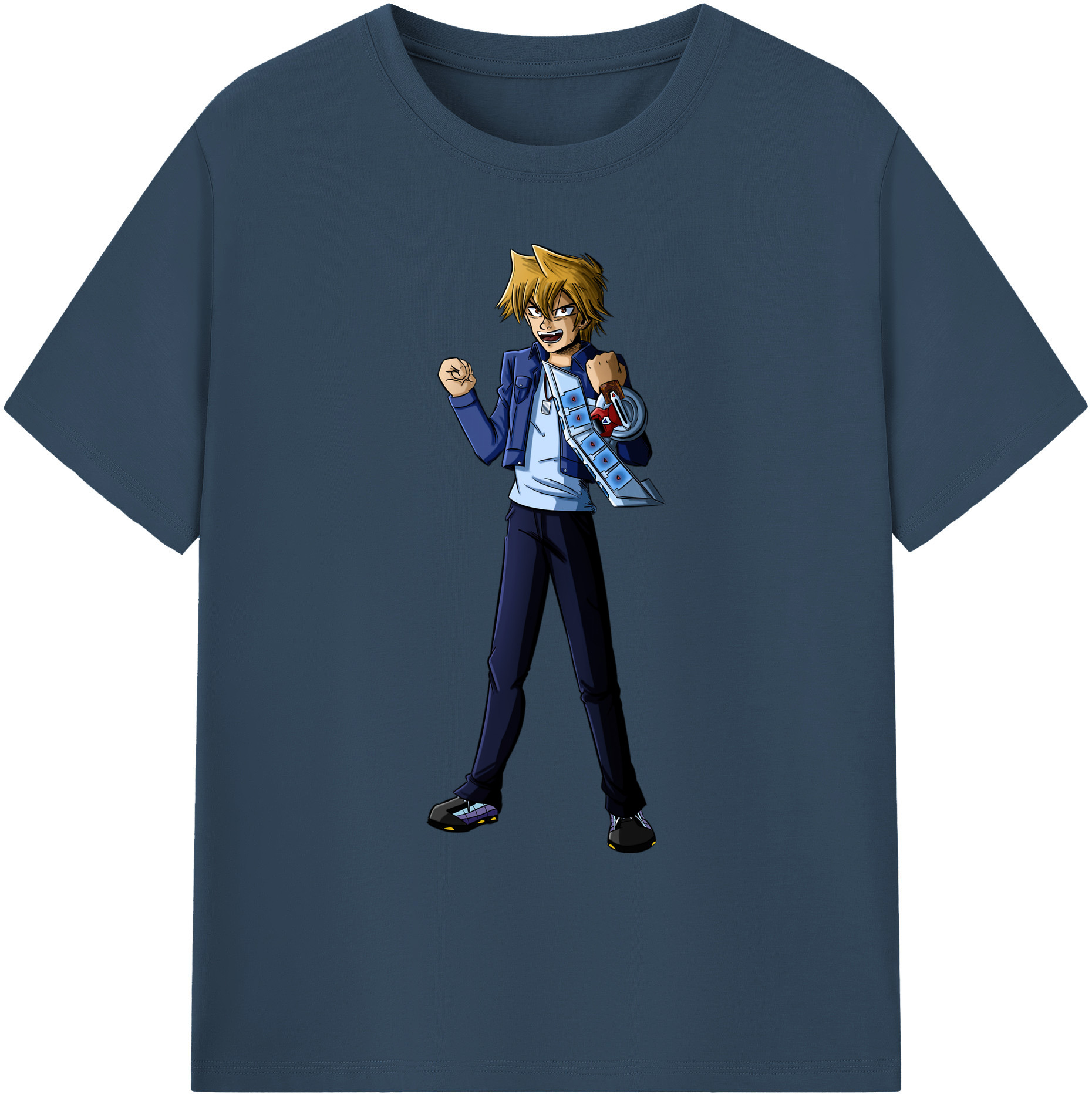 （画像用） 遊☆戯☆王 Yu-Gi-Oh! 綿100％ メンズ半袖Tシャツ｜肌触りやわらか＆通気性