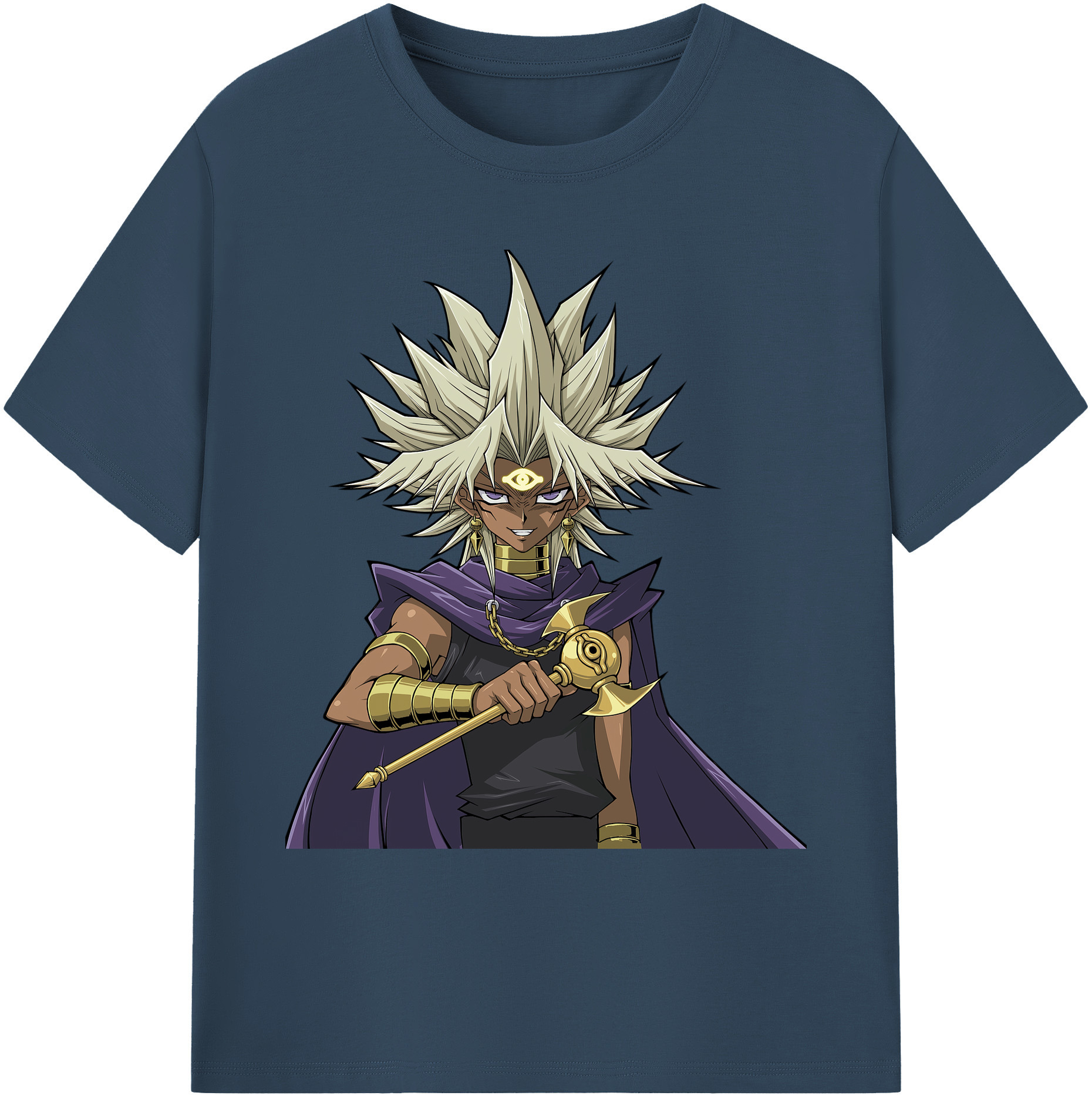 （画像用） 遊☆戯☆王 Yu-Gi-Oh! 綿100％ メンズ半袖Tシャツ｜肌触りやわらか＆通気性