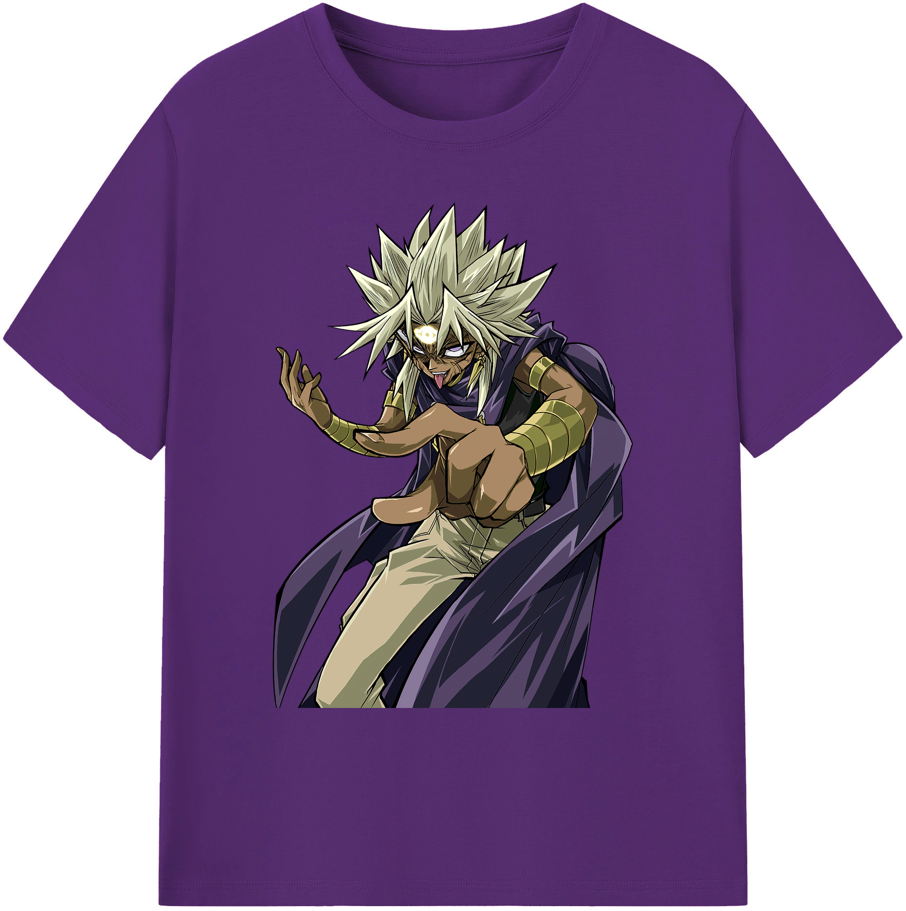 （画像用） 遊☆戯☆王 Yu-Gi-Oh! 綿100％ メンズ半袖Tシャツ｜肌触りやわらか＆通気性