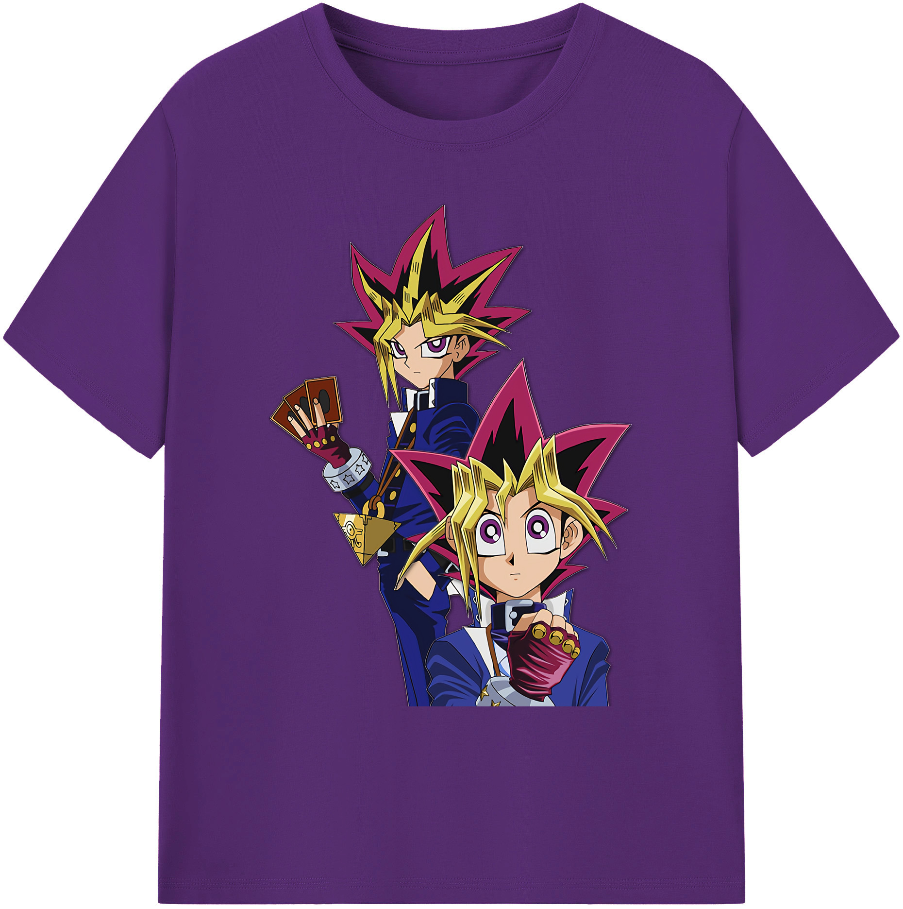 （画像用） 遊☆戯☆王 Yu-Gi-Oh! 綿100％ メンズ半袖Tシャツ｜肌触りやわらか＆通気性