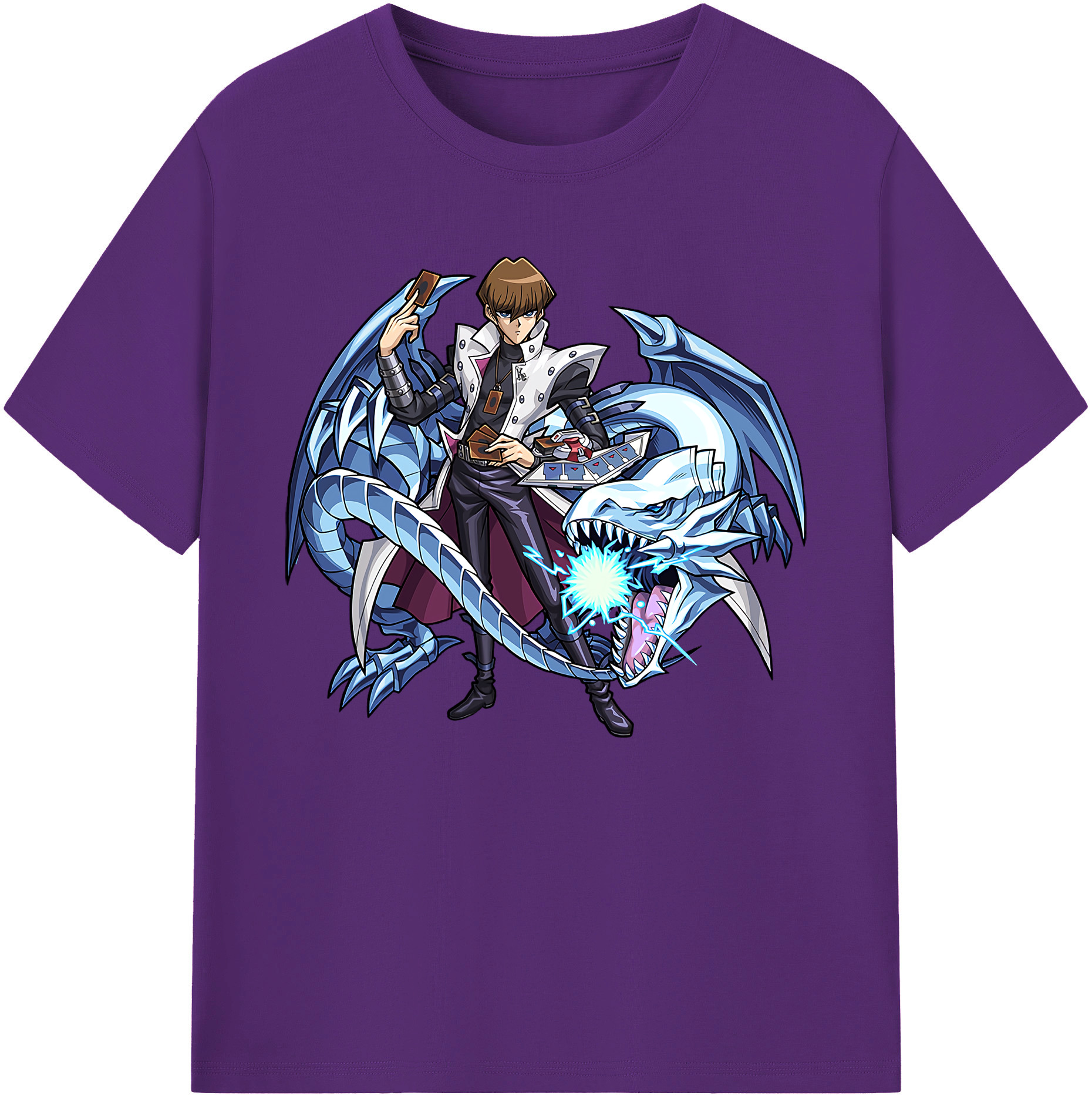 （画像用） 遊☆戯☆王 Yu-Gi-Oh! 綿100％ メンズ半袖Tシャツ｜肌触りやわらか＆通気性