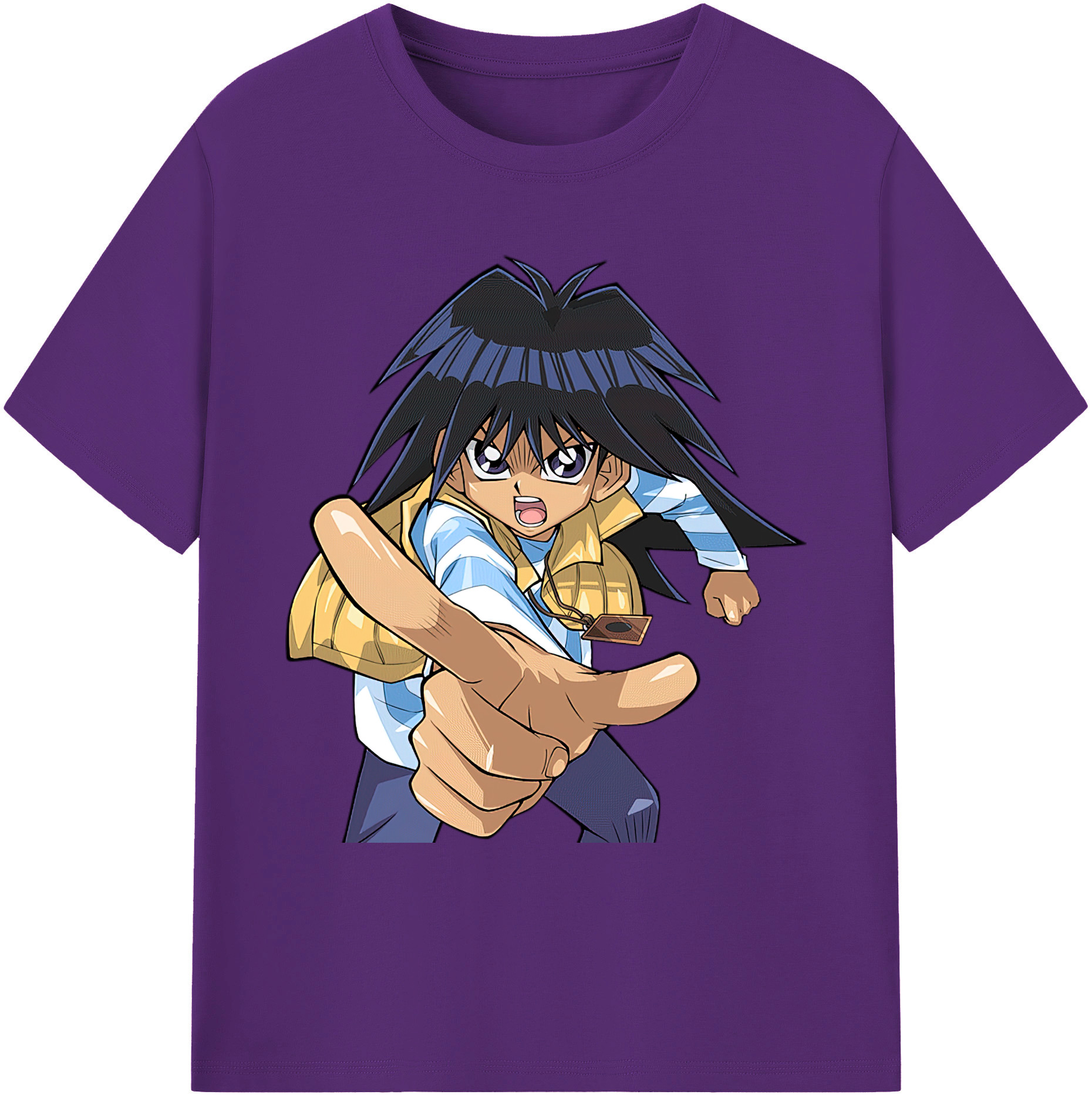 （画像用） 遊☆戯☆王 Yu-Gi-Oh! 綿100％ メンズ半袖Tシャツ｜肌触りやわらか＆通気性