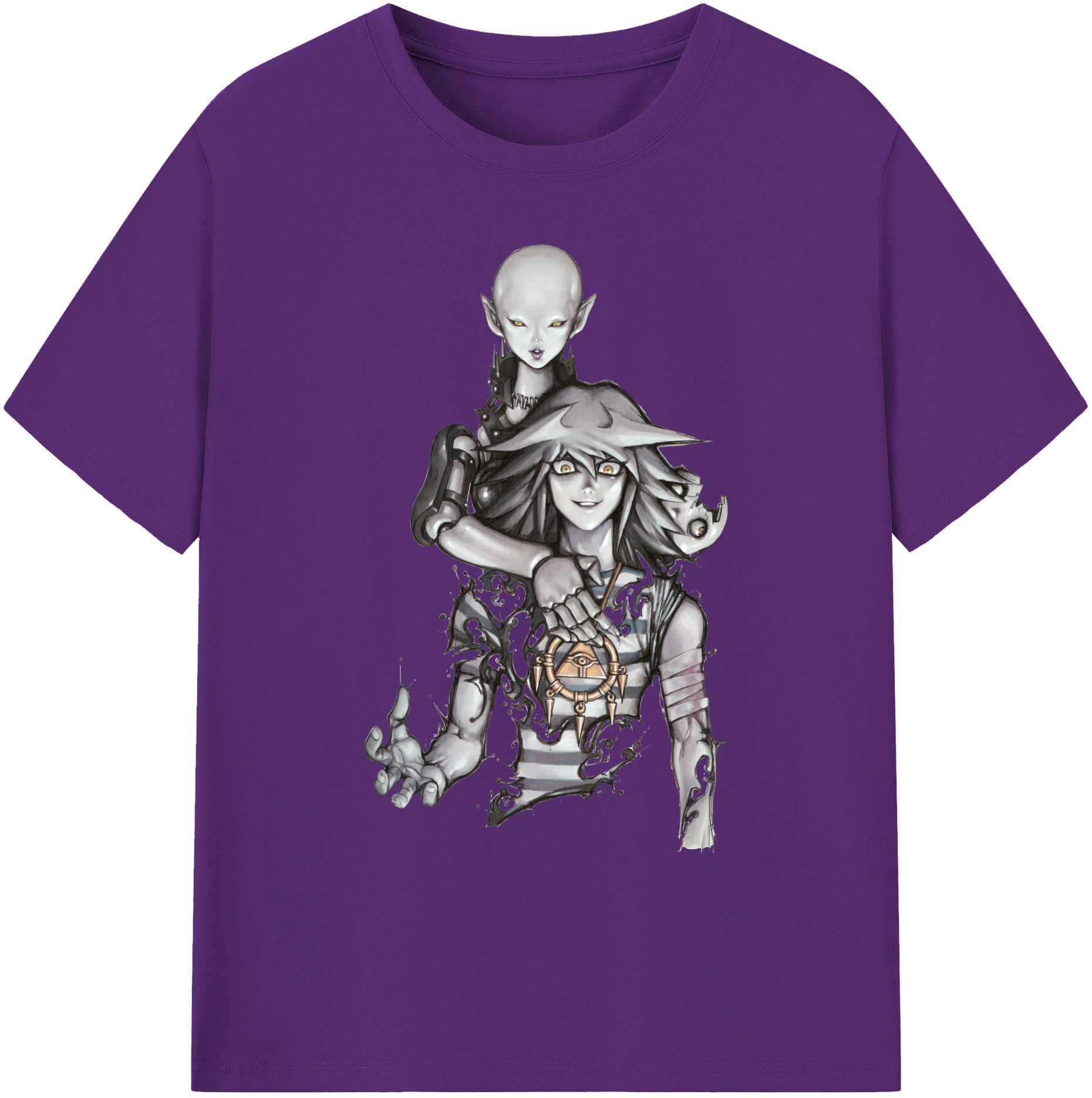 （画像用） 遊☆戯☆王 Yu-Gi-Oh! 綿100％ メンズ半袖Tシャツ｜肌触りやわらか＆通気性