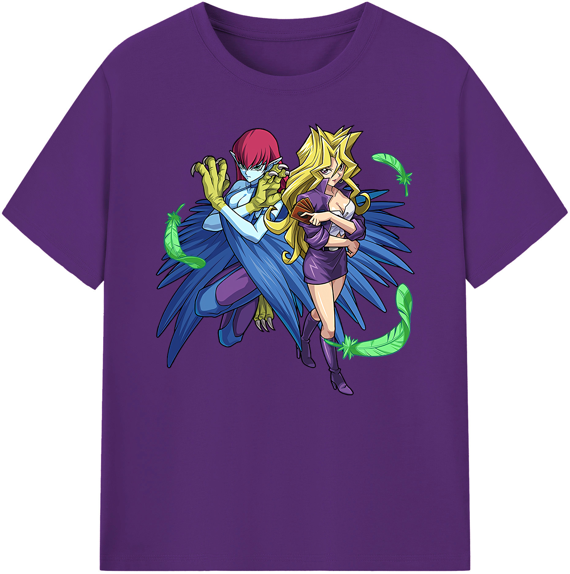 （画像用） 遊☆戯☆王 Yu-Gi-Oh! 綿100％ メンズ半袖Tシャツ｜肌触りやわらか＆通気性