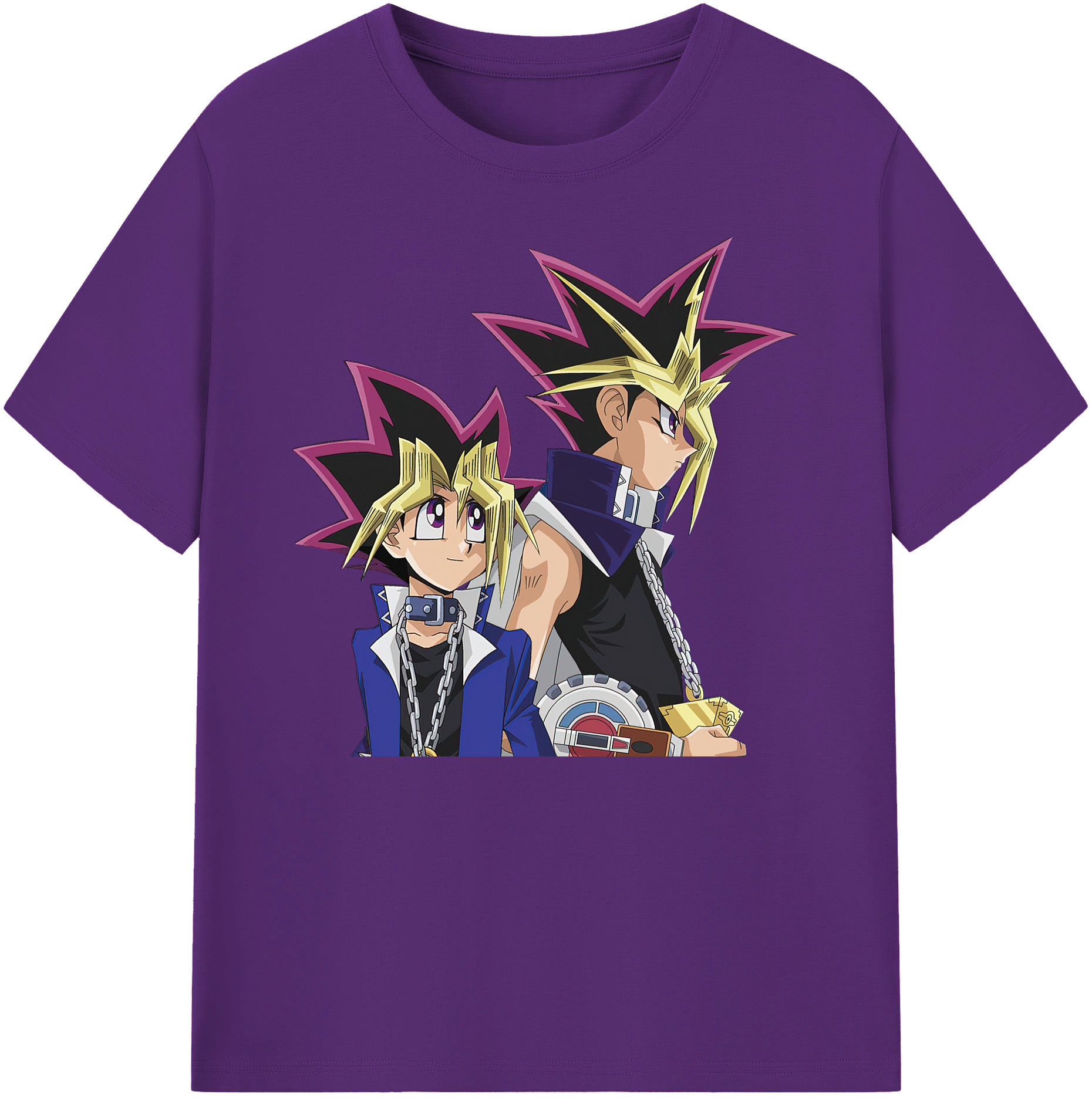 （画像用） 遊☆戯☆王 Yu-Gi-Oh! 綿100％ メンズ半袖Tシャツ｜肌触りやわらか＆通気性