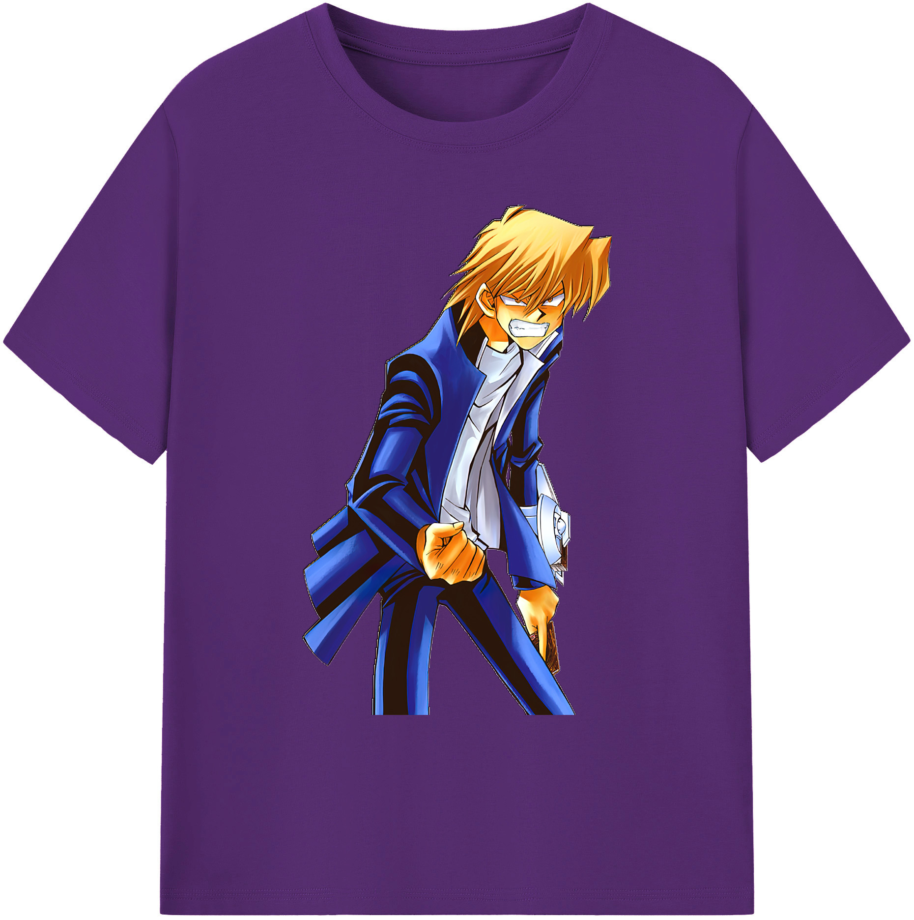 （画像用） 遊☆戯☆王 Yu-Gi-Oh! 綿100％ メンズ半袖Tシャツ｜肌触りやわらか＆通気性