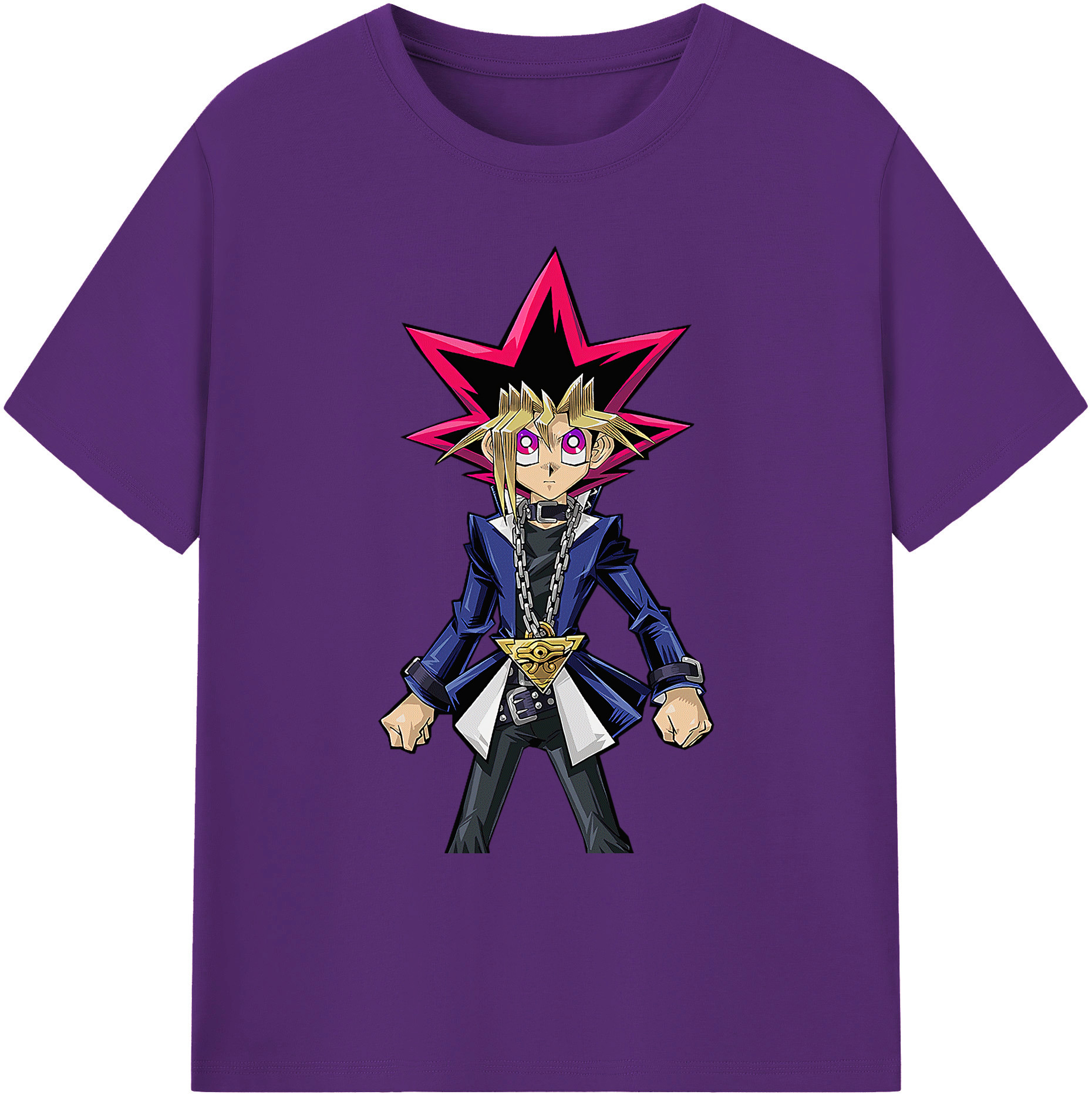 （画像用） 遊☆戯☆王 Yu-Gi-Oh! 綿100％ メンズ半袖Tシャツ｜肌触りやわらか＆通気性