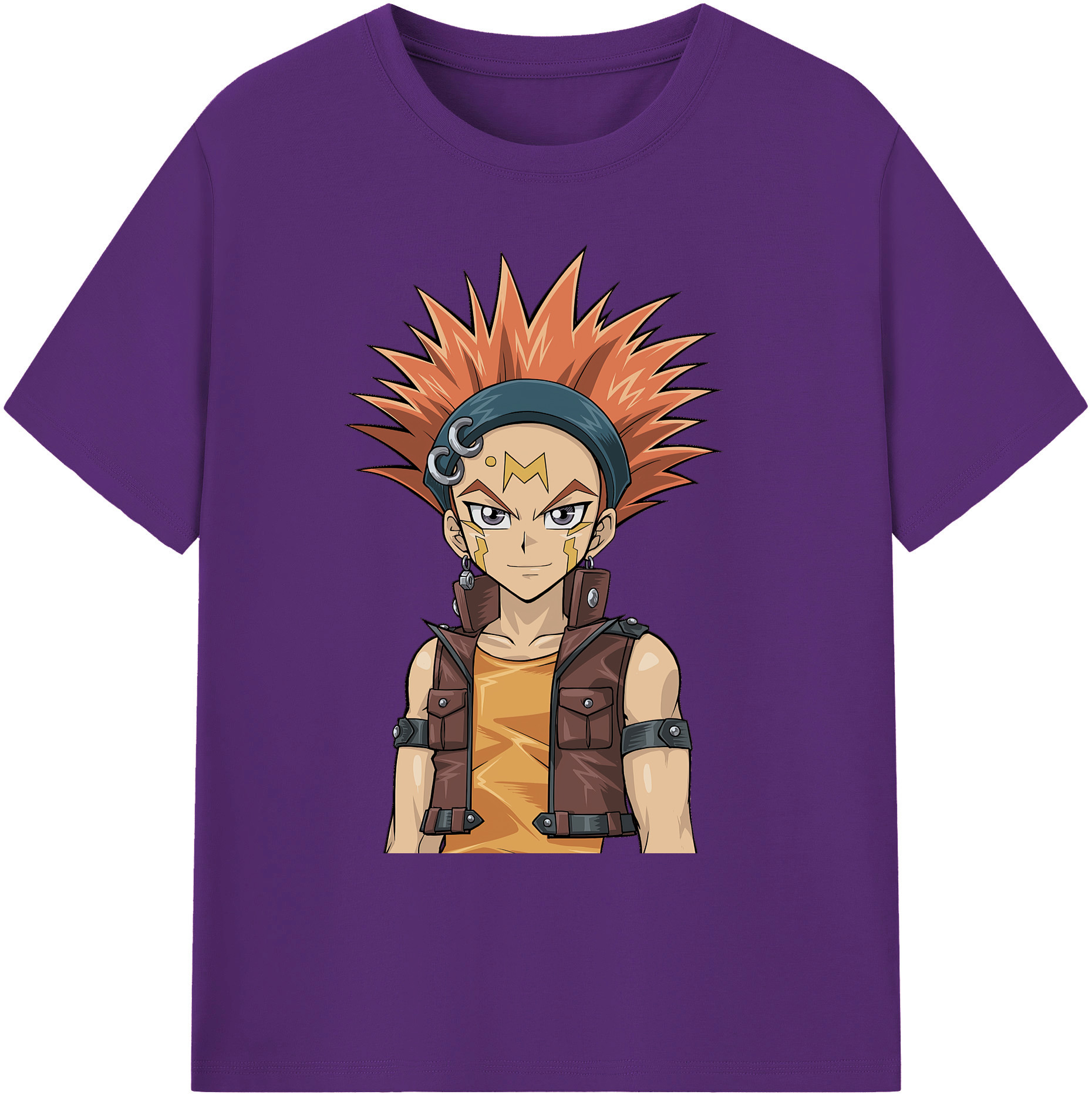 遊☆戯☆王 Yu-Gi-Oh! 綿100％ メンズ半袖Tシャツ｜肌触りやわらか＆通気性
