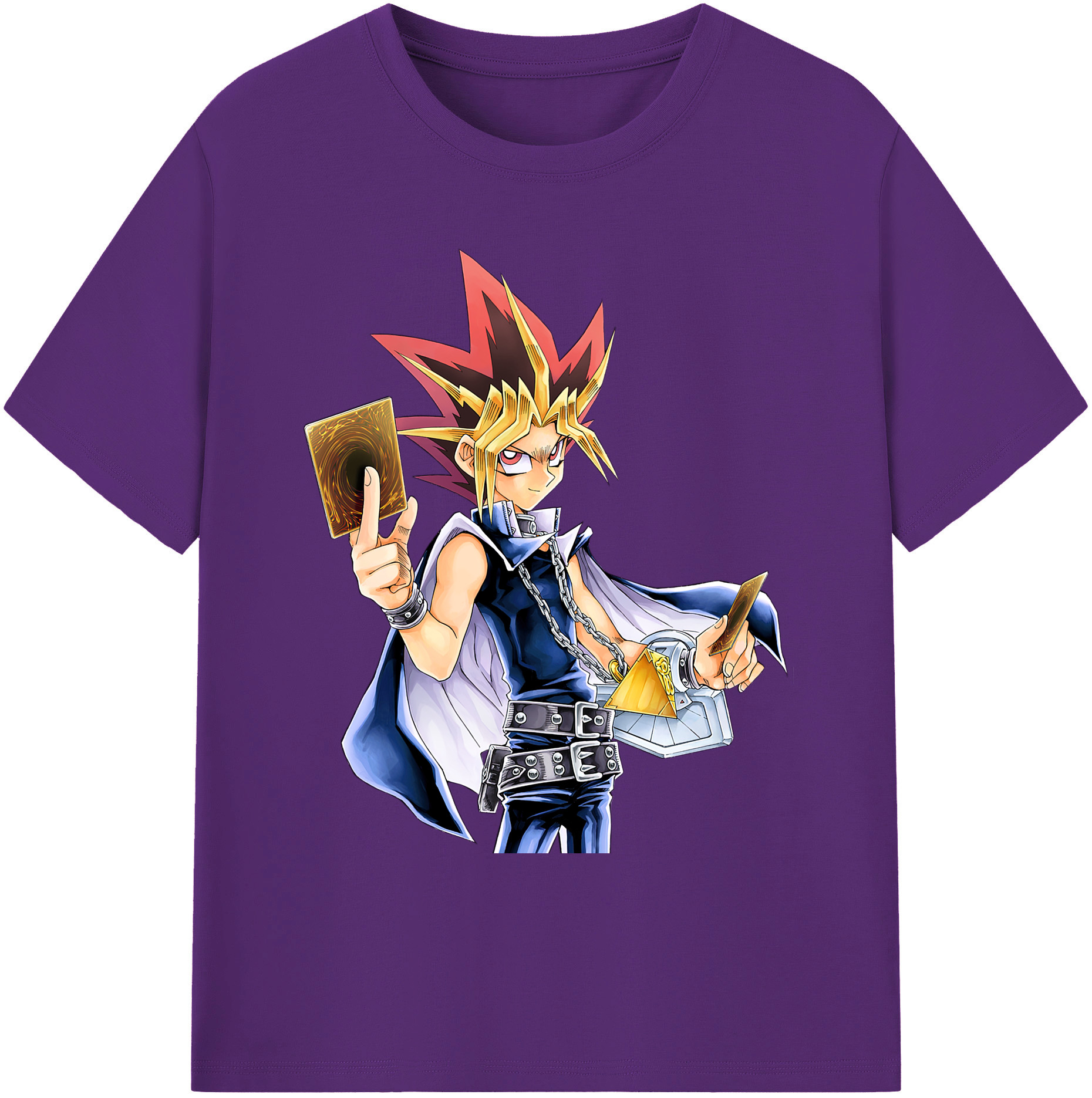 （画像用） 遊☆戯☆王 Yu-Gi-Oh! 綿100％ メンズ半袖Tシャツ｜肌触りやわらか＆通気性