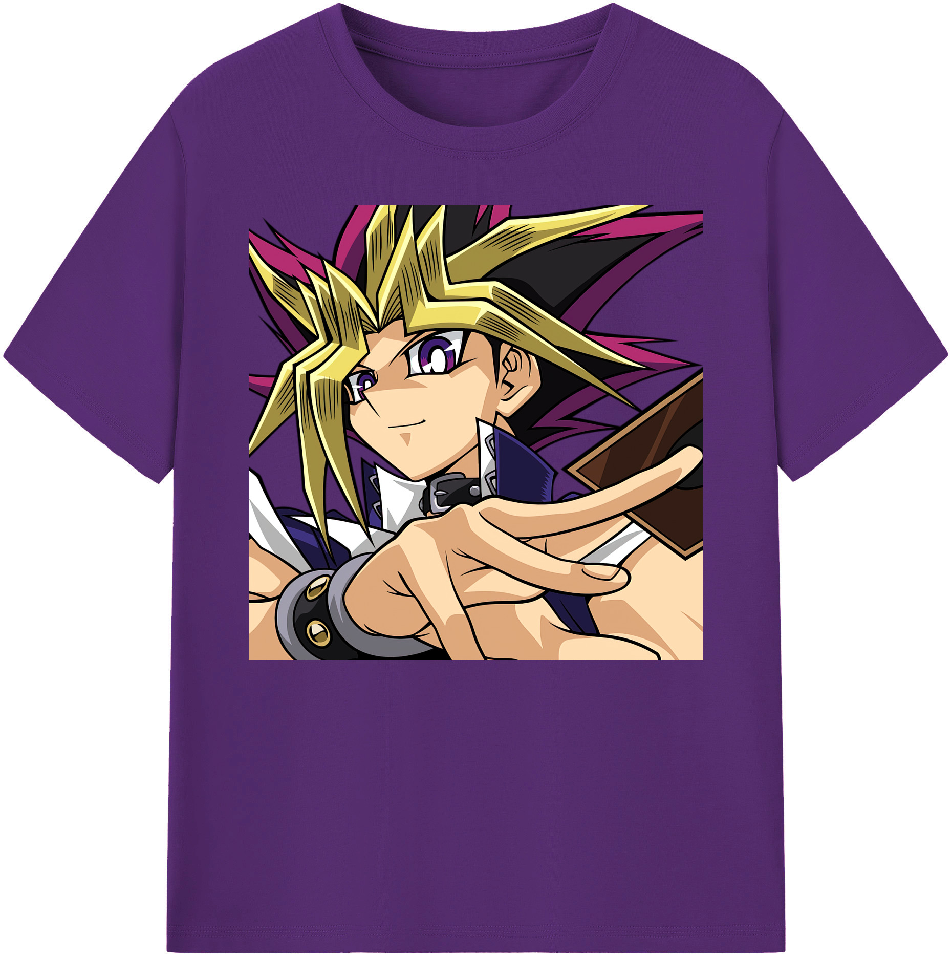 （画像用） 遊☆戯☆王 Yu-Gi-Oh! 綿100％ メンズ半袖Tシャツ｜肌触りやわらか＆通気性