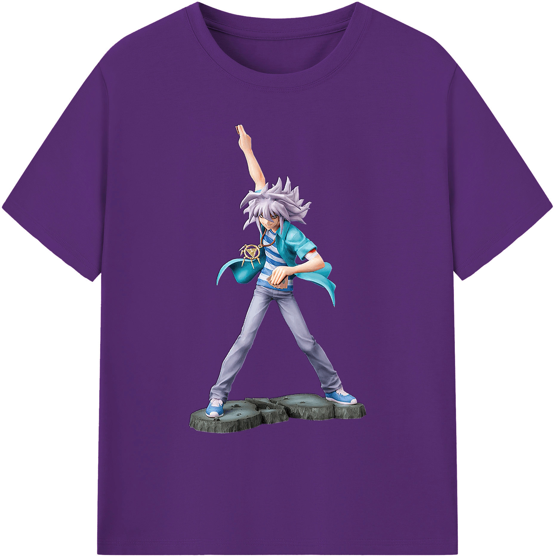 （画像用） 遊☆戯☆王 Yu-Gi-Oh! 綿100％ メンズ半袖Tシャツ｜肌触りやわらか＆通気性