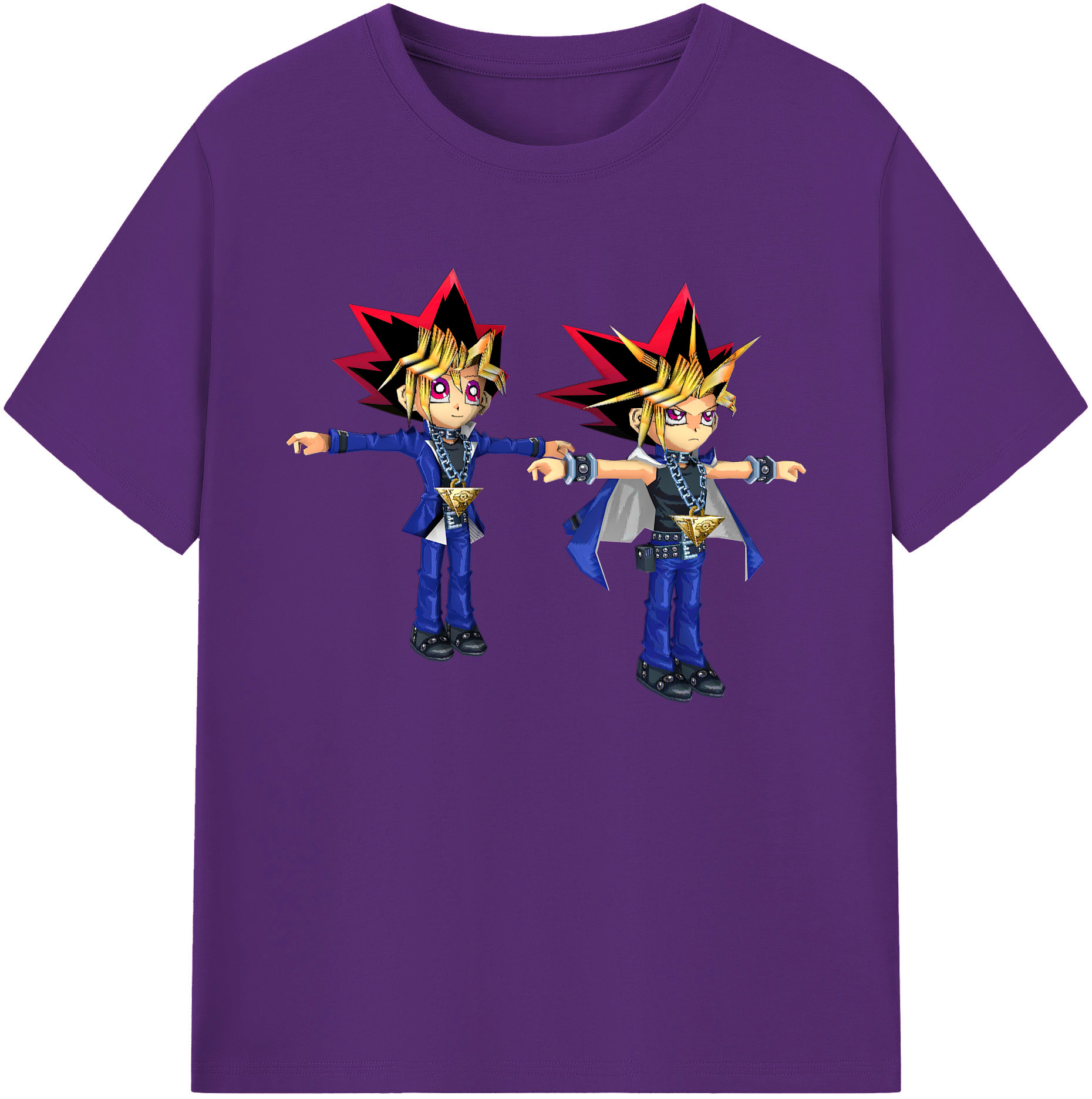 （画像用） 遊☆戯☆王 Yu-Gi-Oh! 綿100％ メンズ半袖Tシャツ｜肌触りやわらか＆通気性
