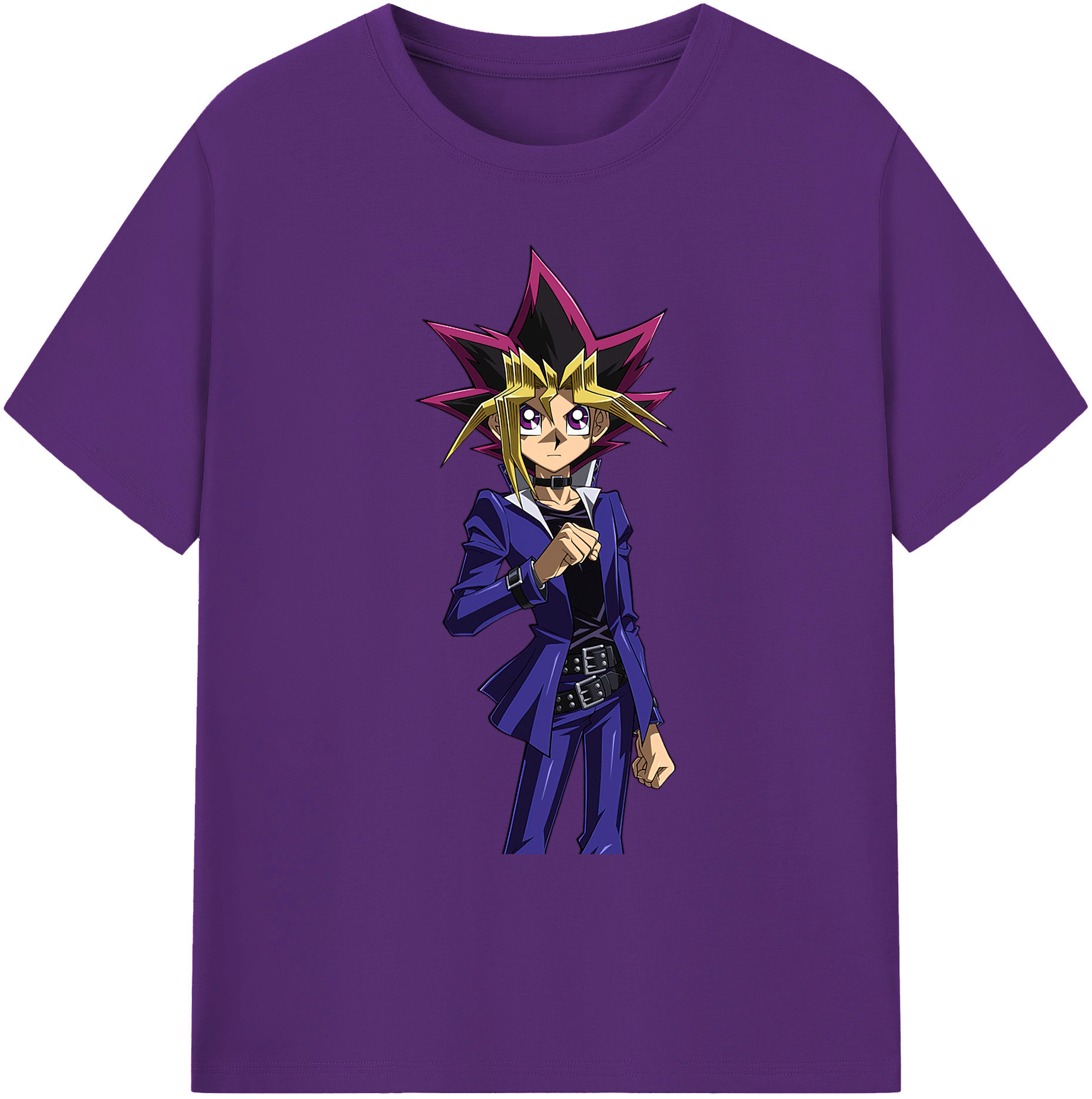 （画像用） 遊☆戯☆王 Yu-Gi-Oh! 綿100％ メンズ半袖Tシャツ｜肌触りやわらか＆通気性