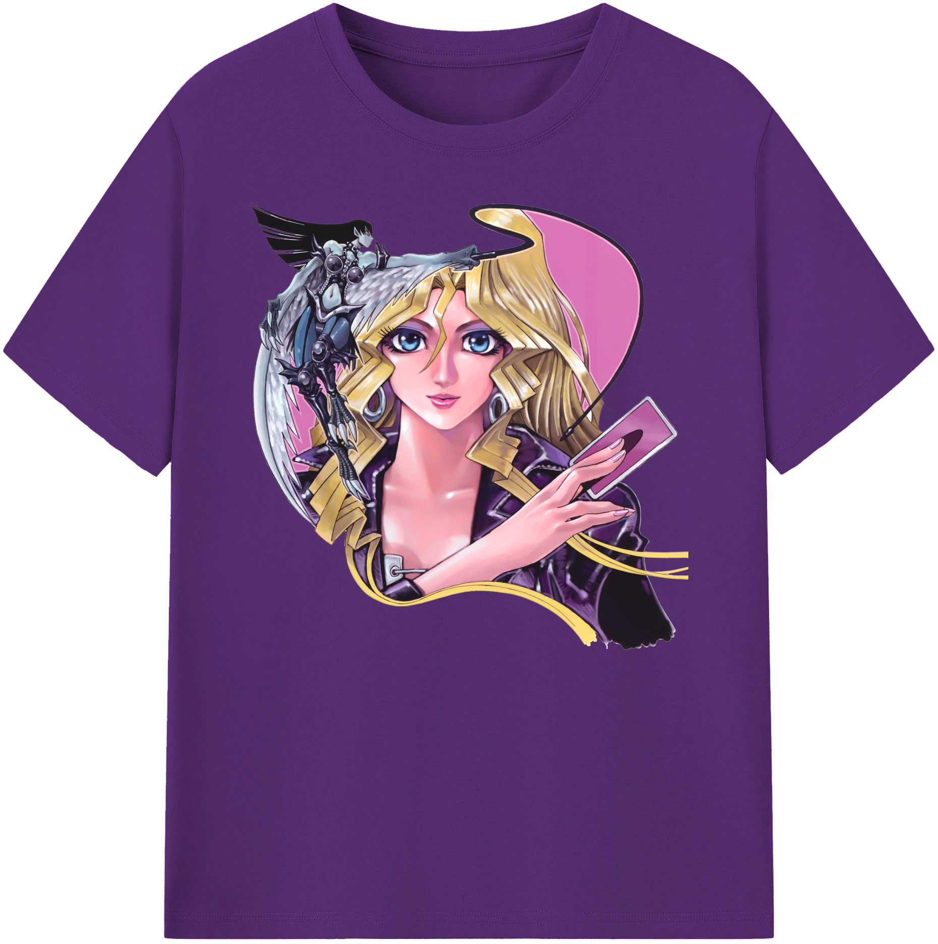 （画像用） 遊☆戯☆王 Yu-Gi-Oh! 綿100％ メンズ半袖Tシャツ｜肌触りやわらか＆通気性