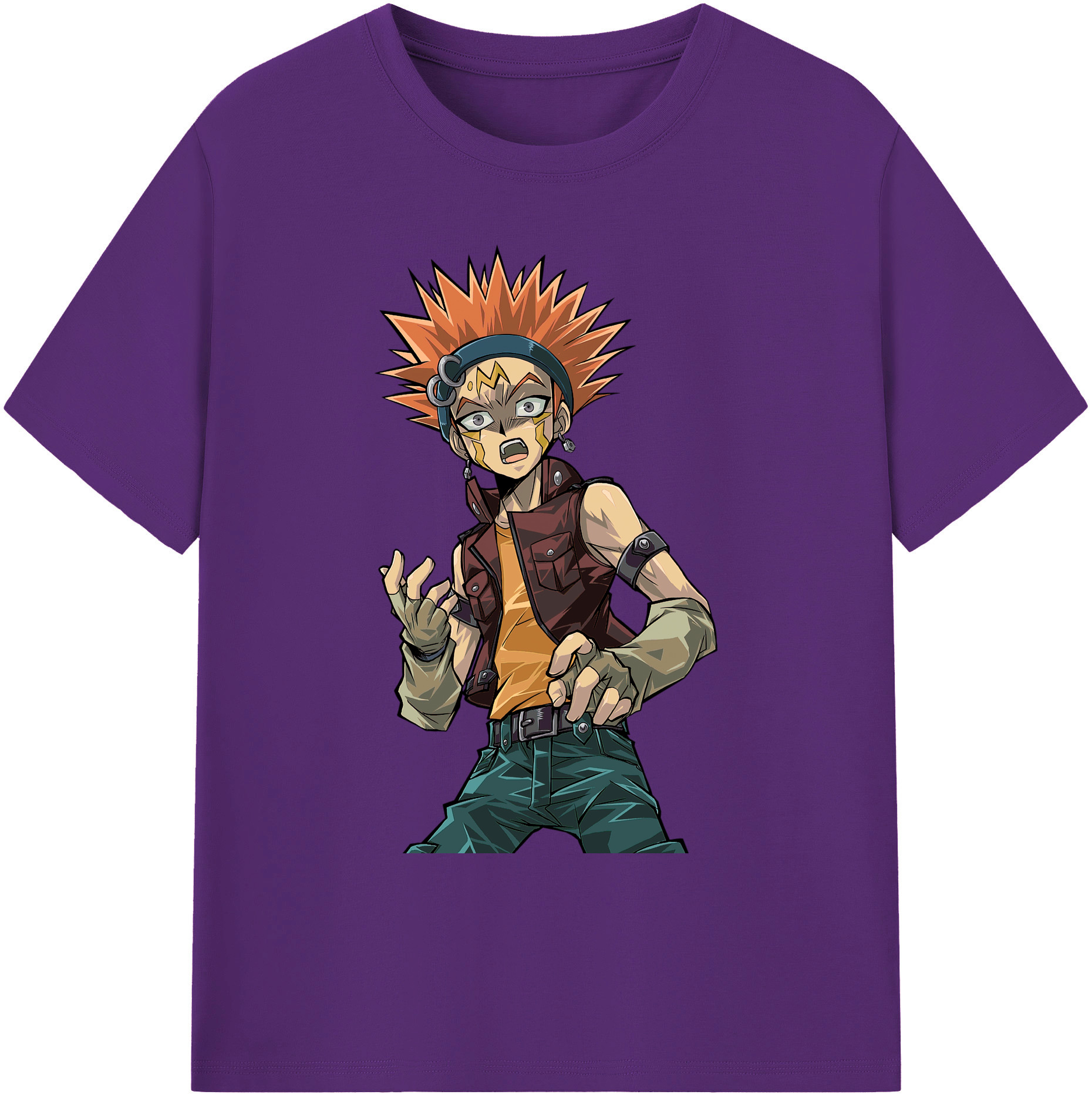 （画像用） 遊☆戯☆王 Yu-Gi-Oh! 綿100％ メンズ半袖Tシャツ｜肌触りやわらか＆通気性