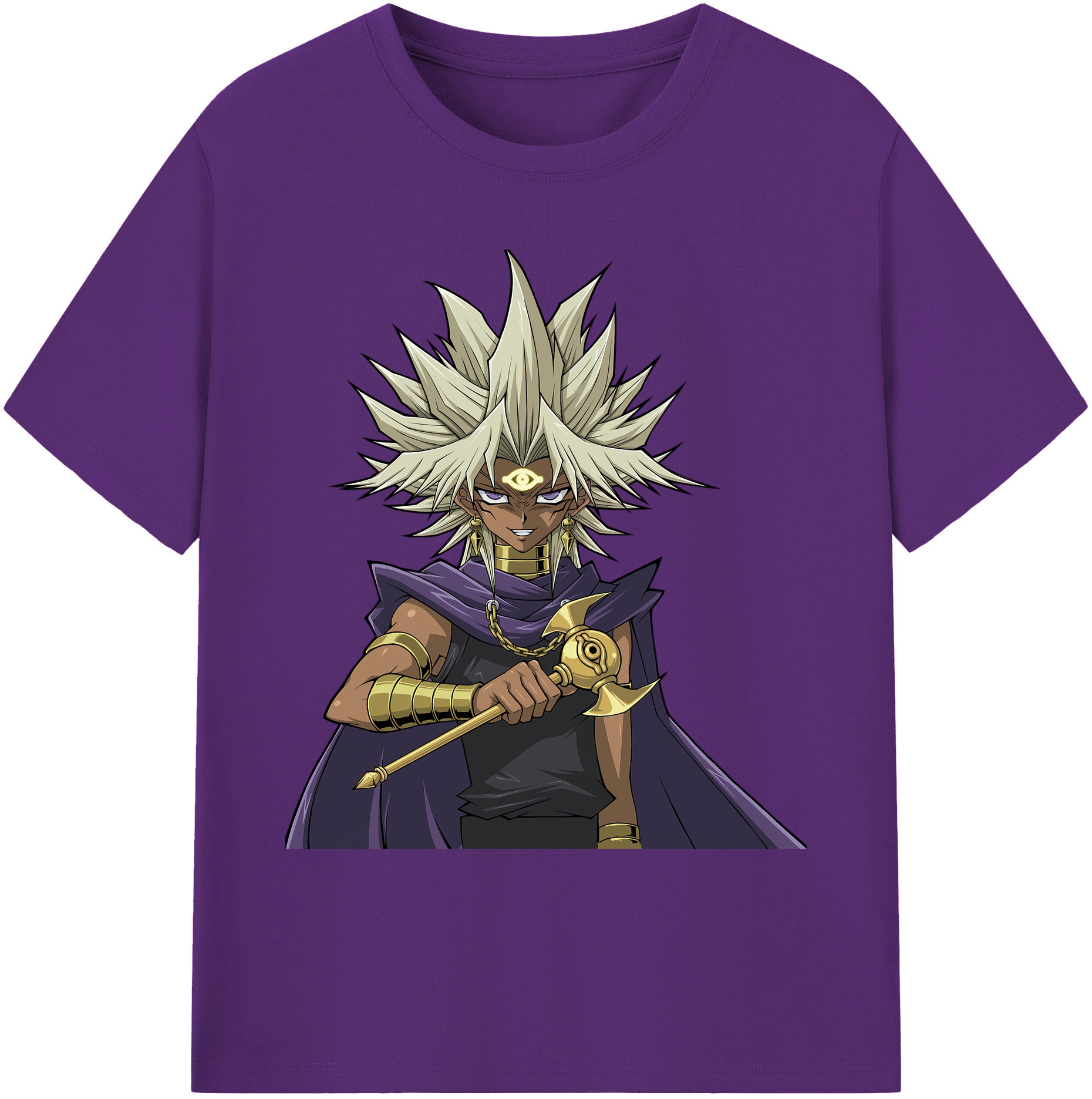 （画像用） 遊☆戯☆王 Yu-Gi-Oh! 綿100％ メンズ半袖Tシャツ｜肌触りやわらか＆通気性