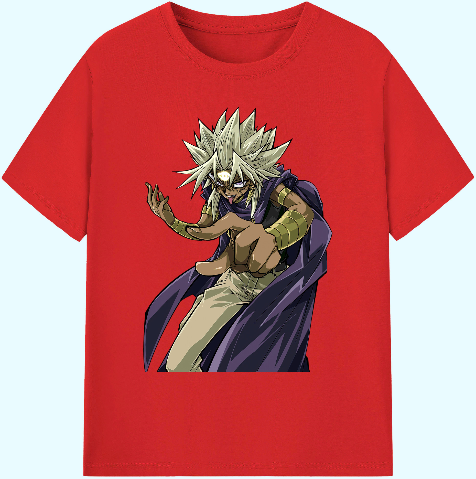 （画像用） 遊☆戯☆王 Yu-Gi-Oh! 綿100％ メンズ半袖Tシャツ｜肌触りやわらか＆通気性