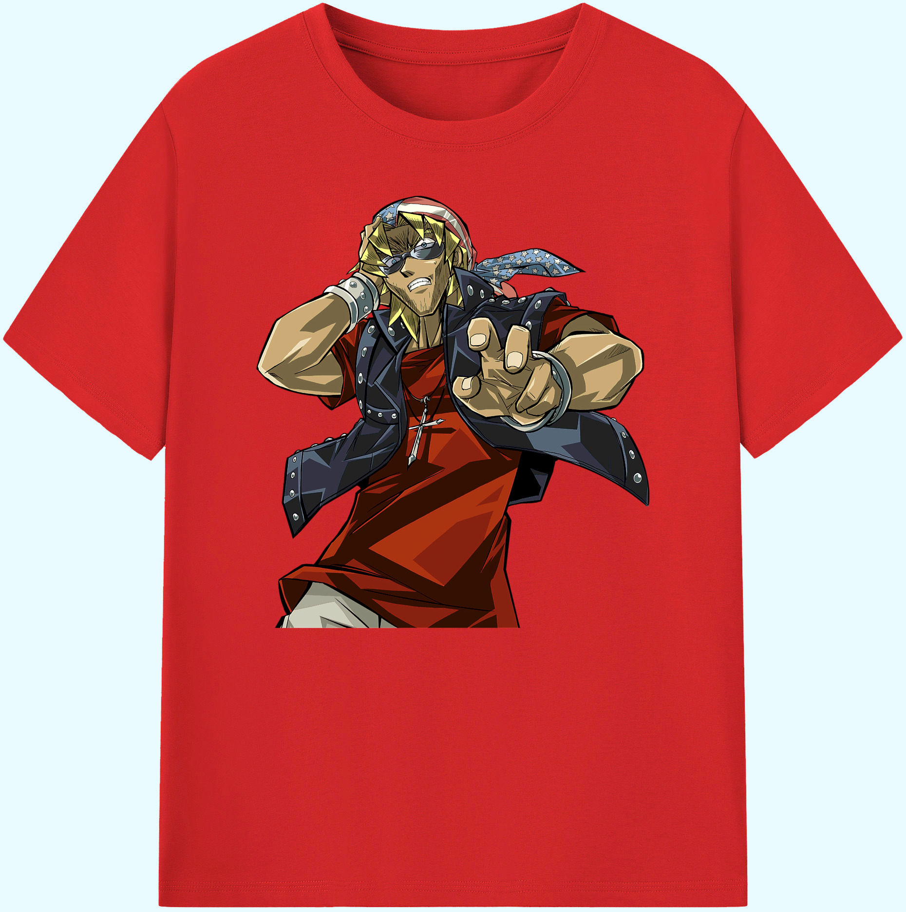 （画像用） 遊☆戯☆王 Yu-Gi-Oh! 綿100％ メンズ半袖Tシャツ｜肌触りやわらか＆通気性
