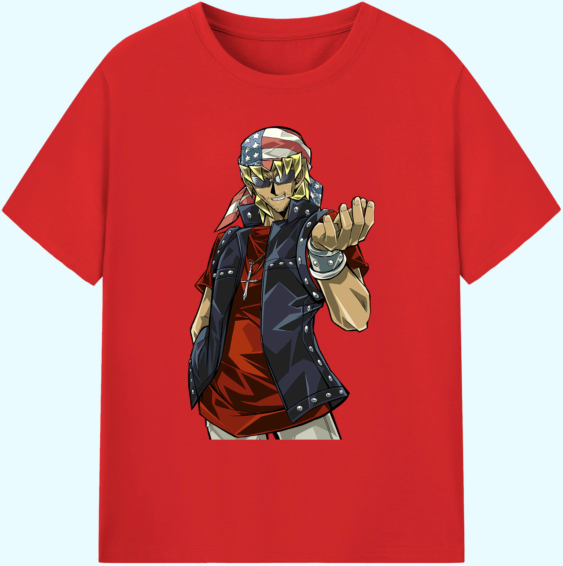 （画像用） 遊☆戯☆王 Yu-Gi-Oh! 綿100％ メンズ半袖Tシャツ｜肌触りやわらか＆通気性