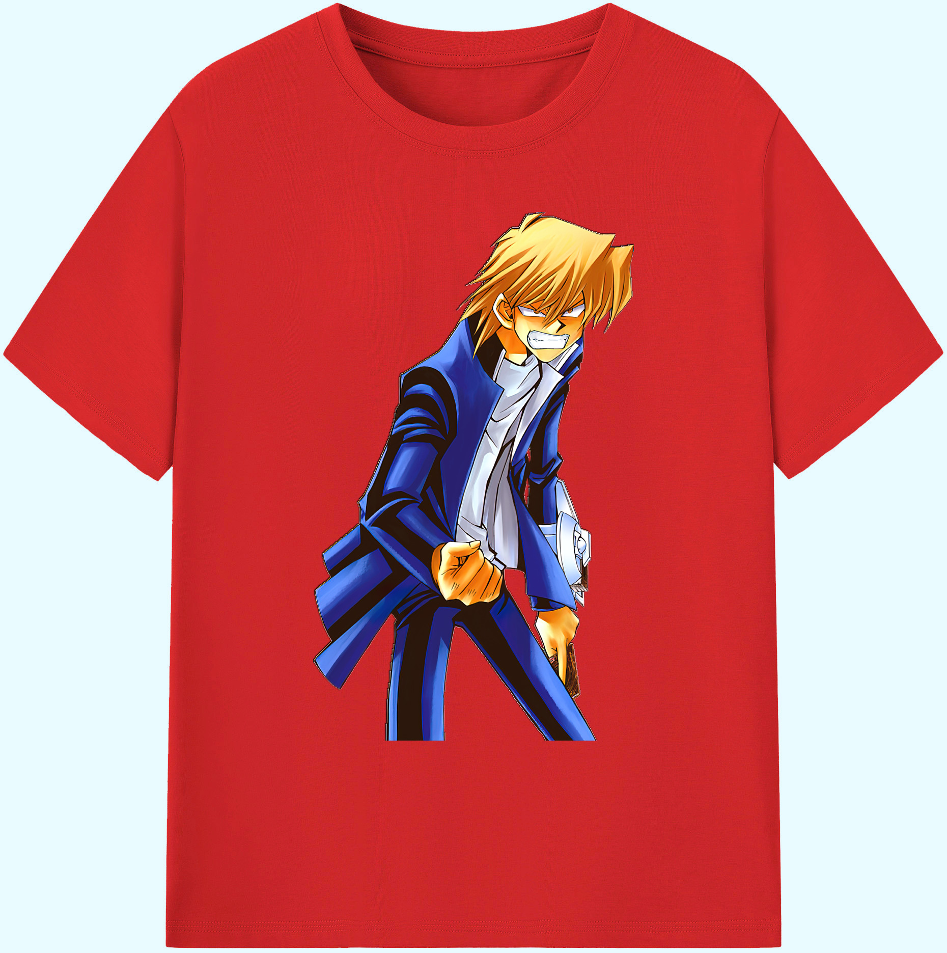 （画像用） 遊☆戯☆王 Yu-Gi-Oh! 綿100％ メンズ半袖Tシャツ｜肌触りやわらか＆通気性