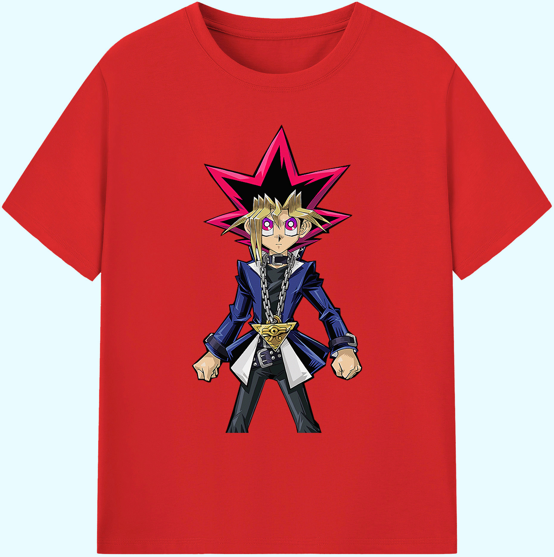 （画像用） 遊☆戯☆王 Yu-Gi-Oh! 綿100％ メンズ半袖Tシャツ｜肌触りやわらか＆通気性