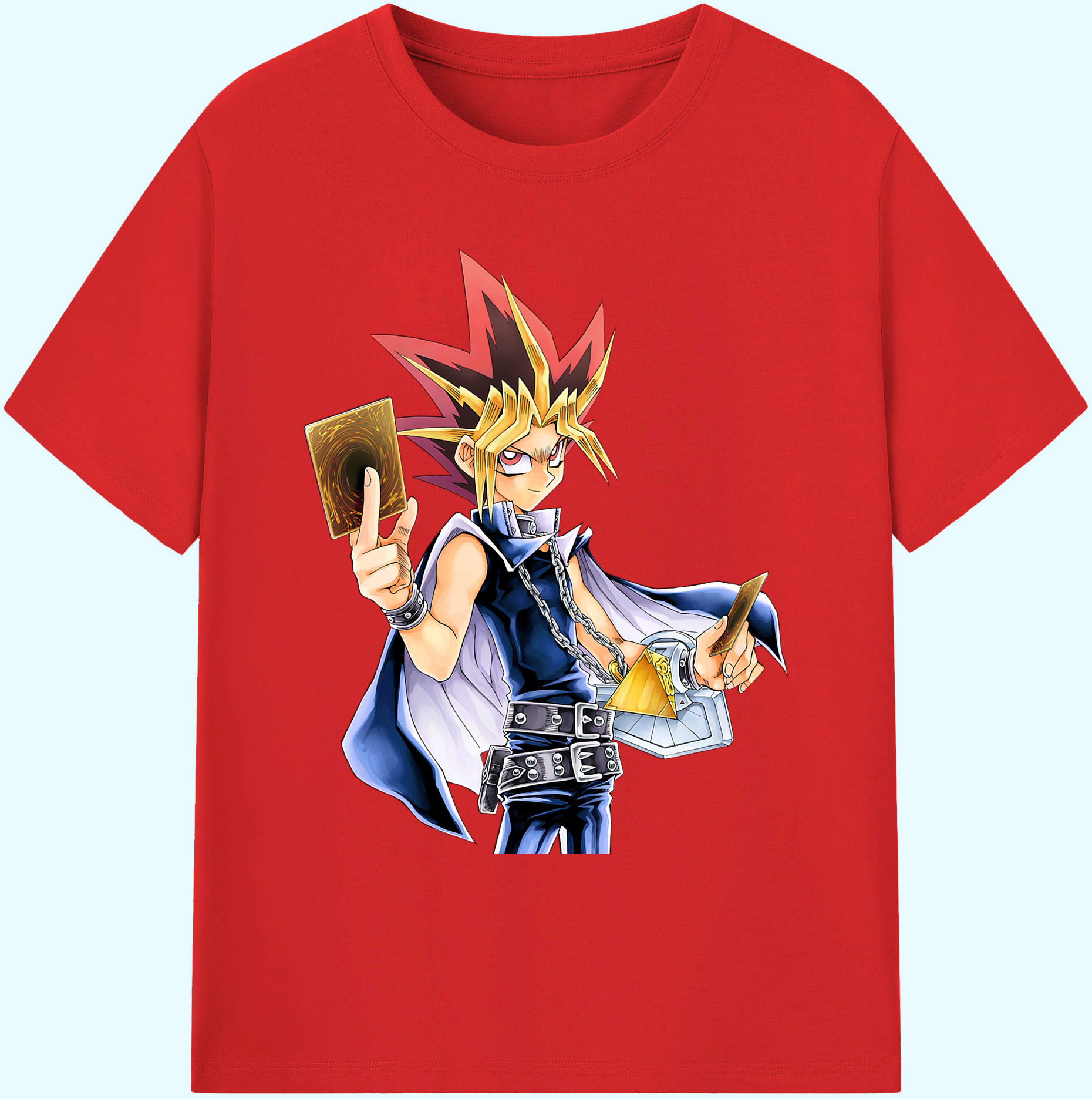 （画像用） 遊☆戯☆王 Yu-Gi-Oh! 綿100％ メンズ半袖Tシャツ｜肌触りやわらか＆通気性
