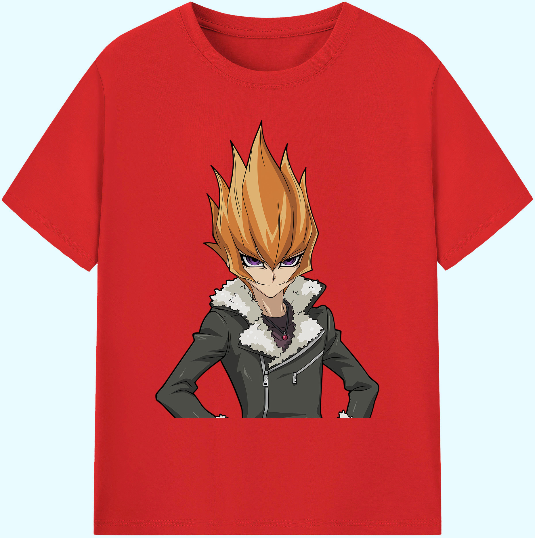 （画像用） 遊☆戯☆王 Yu-Gi-Oh! 綿100％ メンズ半袖Tシャツ｜肌触りやわらか＆通気性