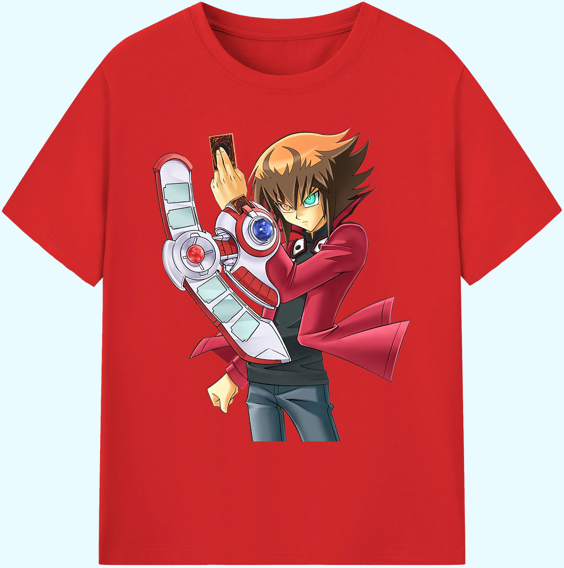 （画像用） 遊☆戯☆王 Yu-Gi-Oh! 綿100％ メンズ半袖Tシャツ｜肌触りやわらか＆通気性