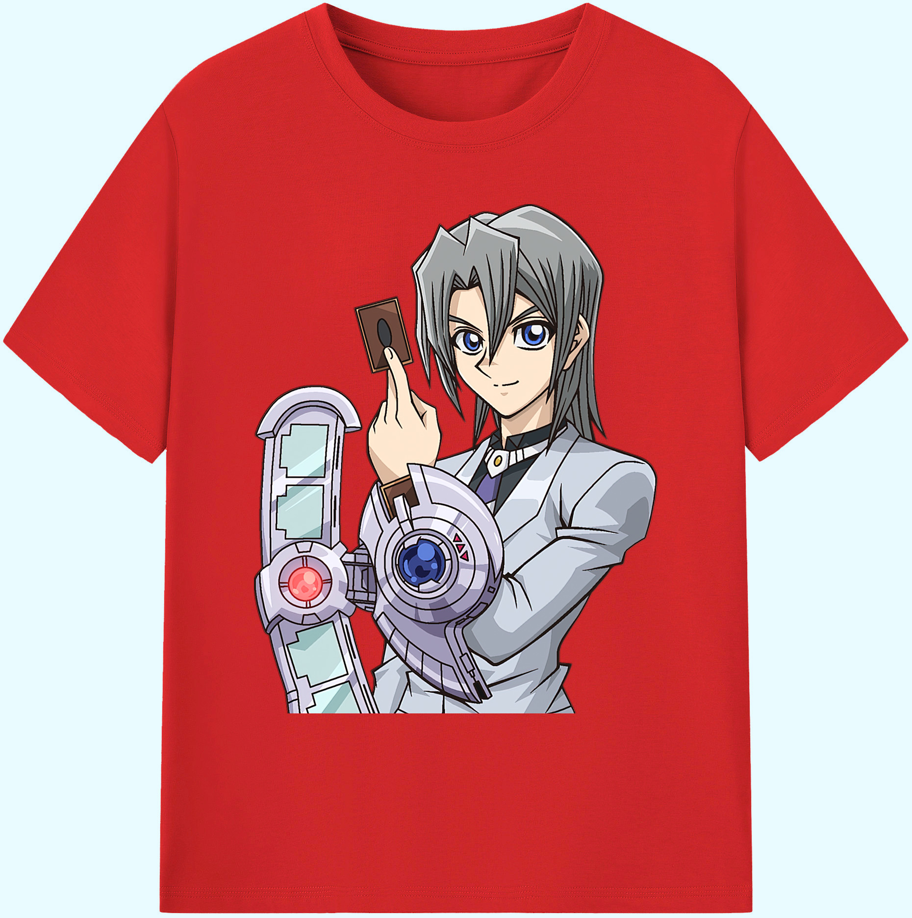 （画像用） 遊☆戯☆王 Yu-Gi-Oh! 綿100％ メンズ半袖Tシャツ｜肌触りやわらか＆通気性