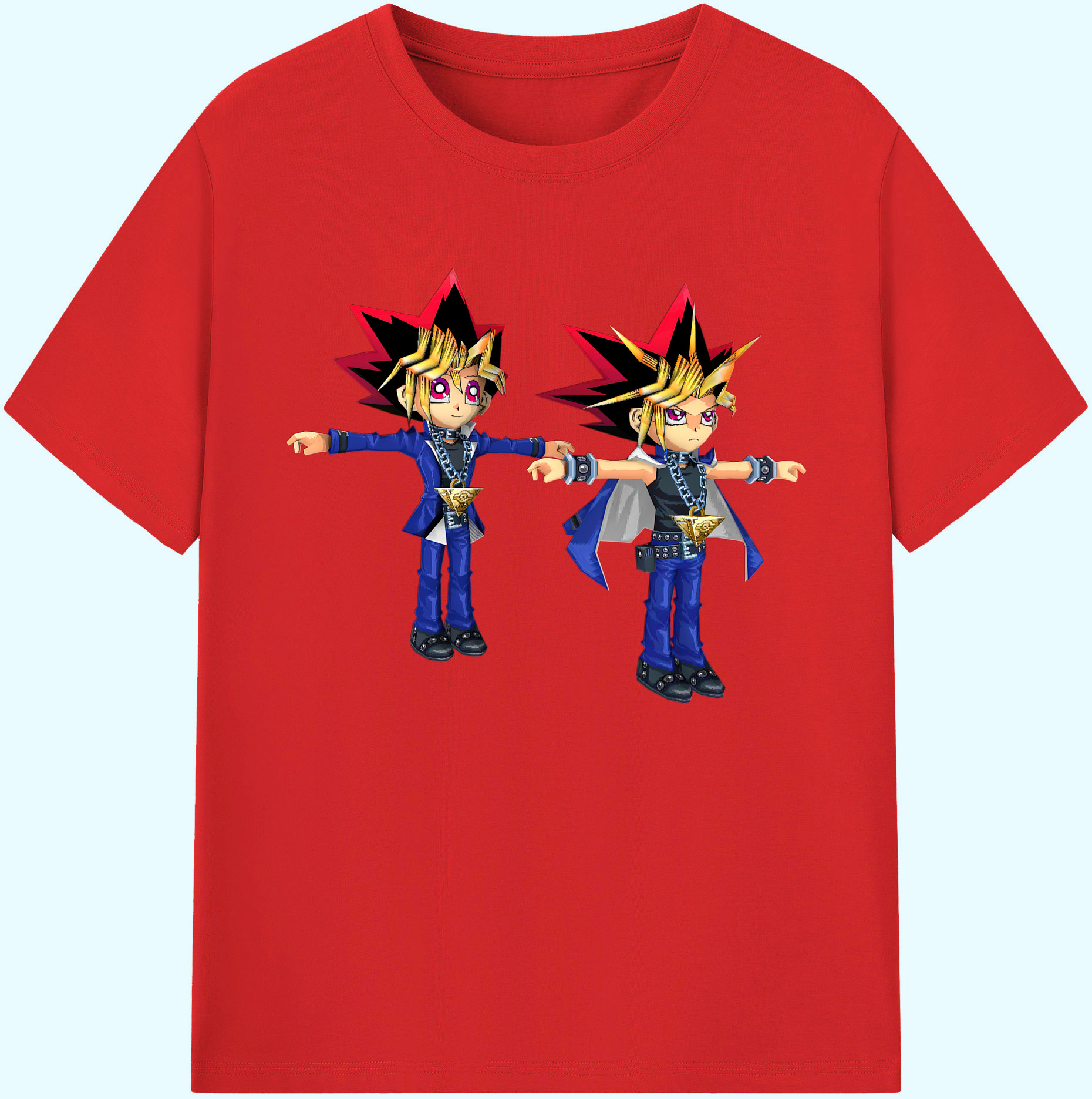 （画像用） 遊☆戯☆王 Yu-Gi-Oh! 綿100％ メンズ半袖Tシャツ｜肌触りやわらか＆通気性