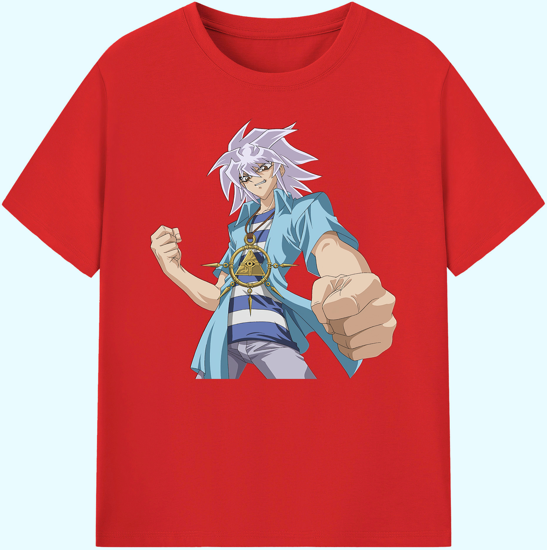 （画像用） 遊☆戯☆王 Yu-Gi-Oh! 綿100％ メンズ半袖Tシャツ｜肌触りやわらか＆通気性