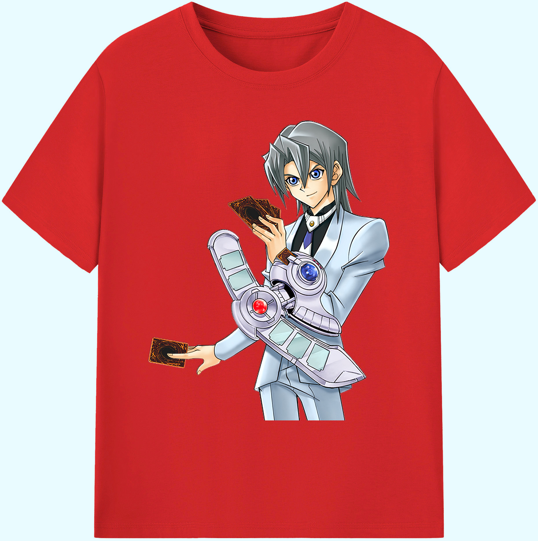 （画像用） 遊☆戯☆王 Yu-Gi-Oh! 綿100％ メンズ半袖Tシャツ｜肌触りやわらか＆通気性