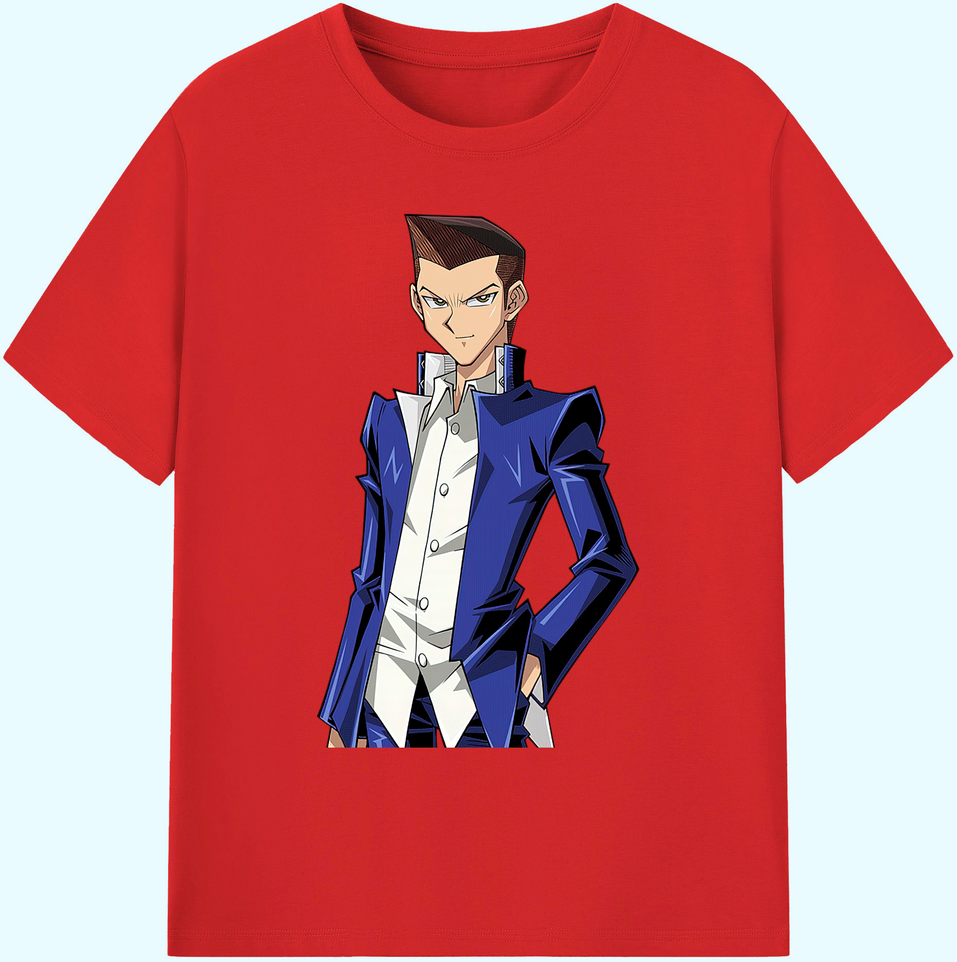 （画像用） 遊☆戯☆王 Yu-Gi-Oh! 綿100％ メンズ半袖Tシャツ｜肌触りやわらか＆通気性