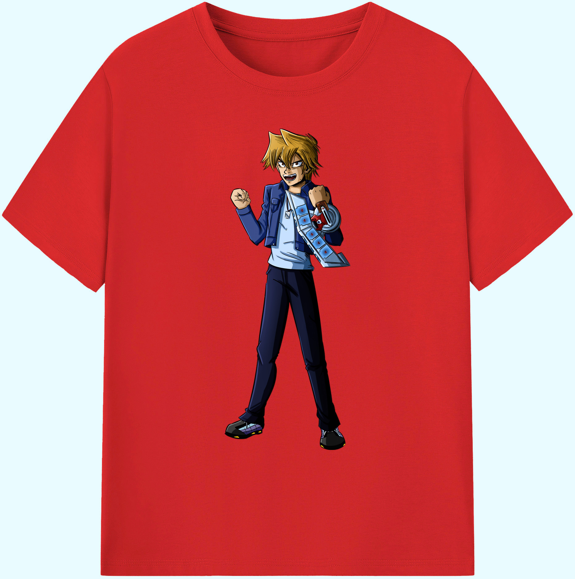 （画像用） 遊☆戯☆王 Yu-Gi-Oh! 綿100％ メンズ半袖Tシャツ｜肌触りやわらか＆通気性