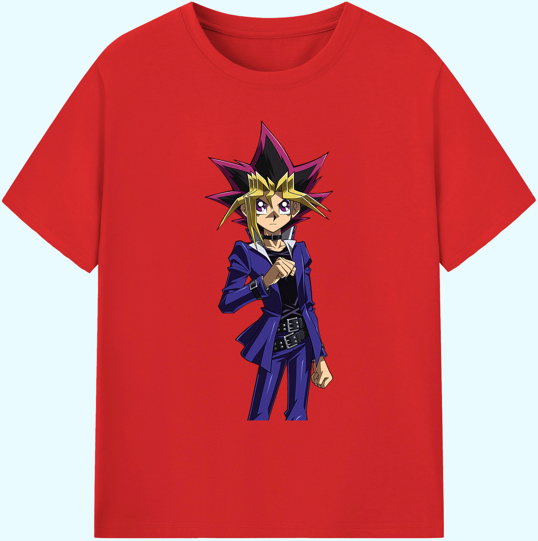 （画像用） 遊☆戯☆王 Yu-Gi-Oh! 綿100％ メンズ半袖Tシャツ｜肌触りやわらか＆通気性