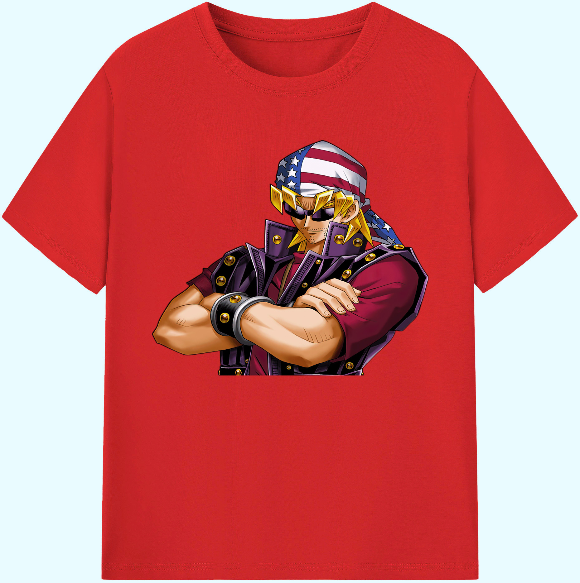 （画像用） 遊☆戯☆王 Yu-Gi-Oh! 綿100％ メンズ半袖Tシャツ｜肌触りやわらか＆通気性