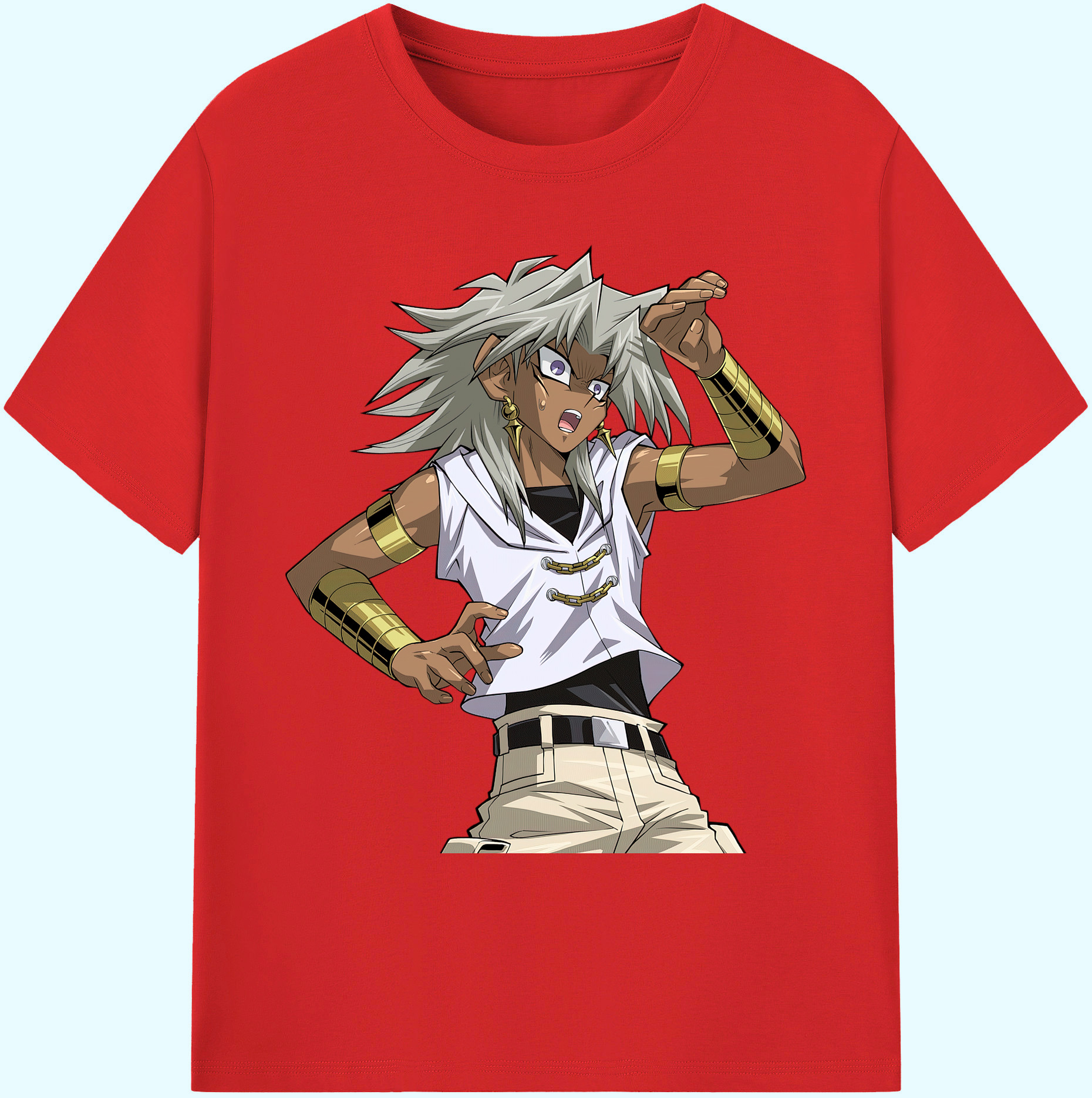 （画像用） 遊☆戯☆王 Yu-Gi-Oh! 綿100％ メンズ半袖Tシャツ｜肌触りやわらか＆通気性
