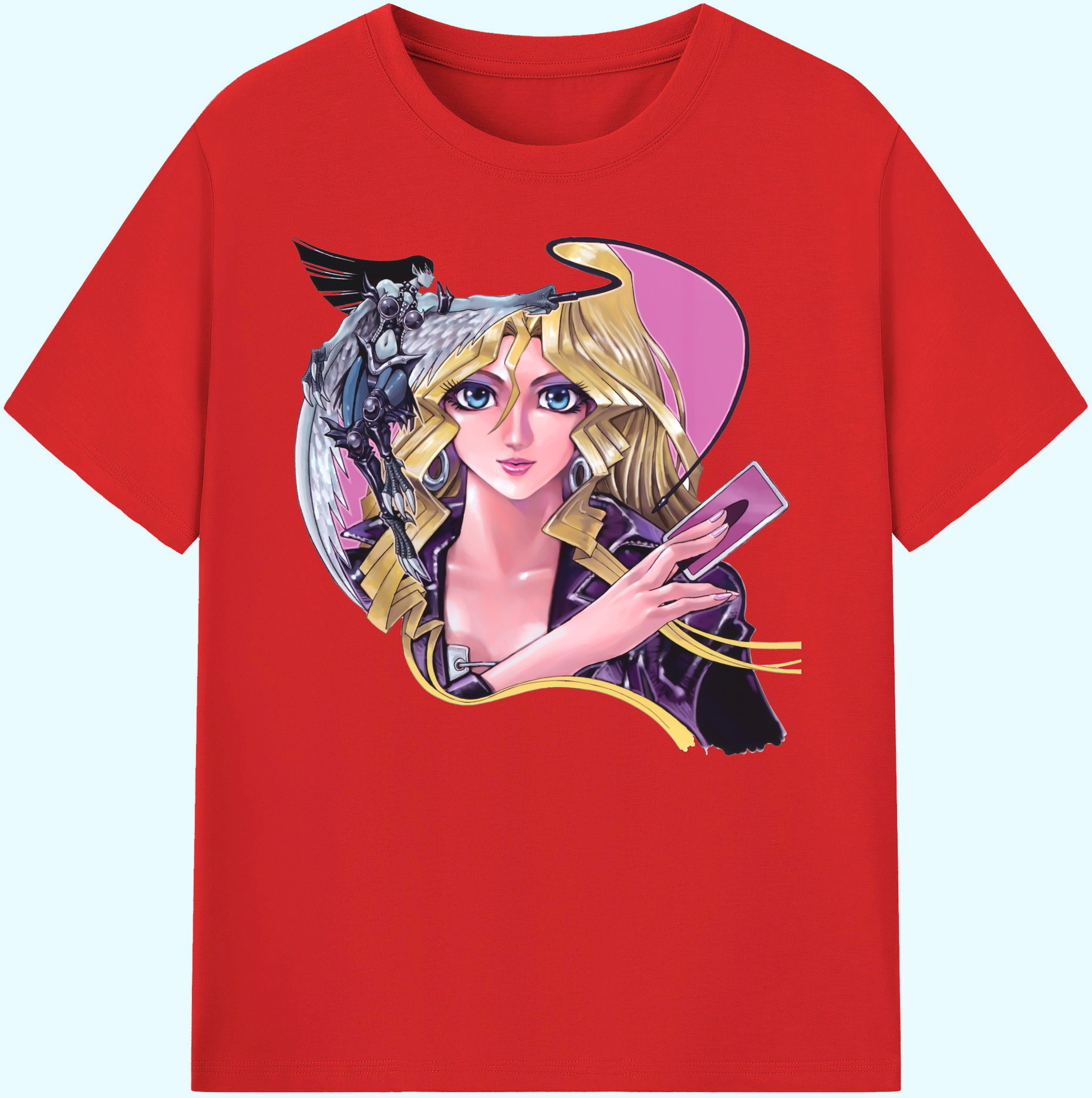 （画像用） 遊☆戯☆王 Yu-Gi-Oh! 綿100％ メンズ半袖Tシャツ｜肌触りやわらか＆通気性
