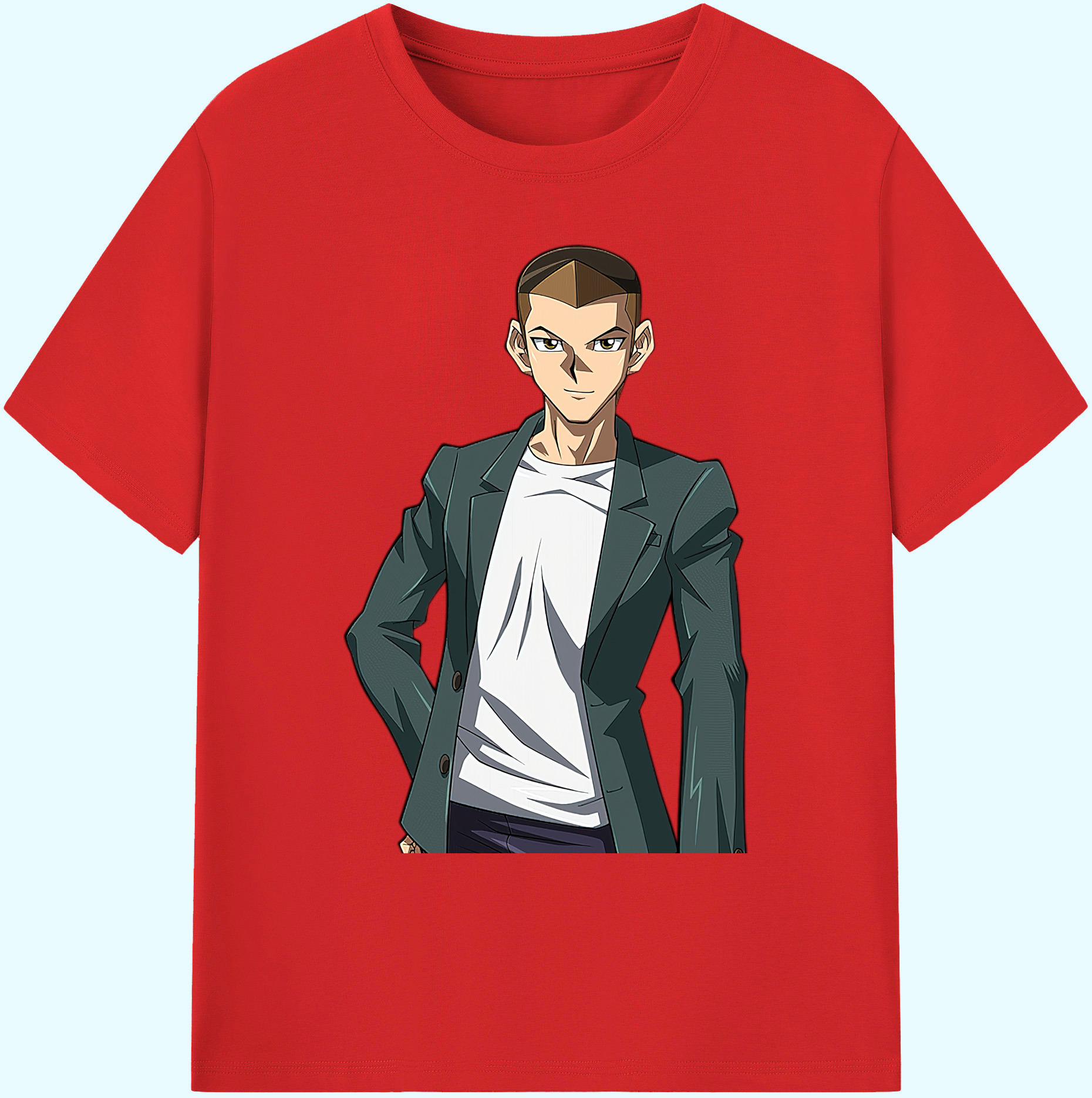 （画像用） 遊☆戯☆王 Yu-Gi-Oh! 綿100％ メンズ半袖Tシャツ｜肌触りやわらか＆通気性