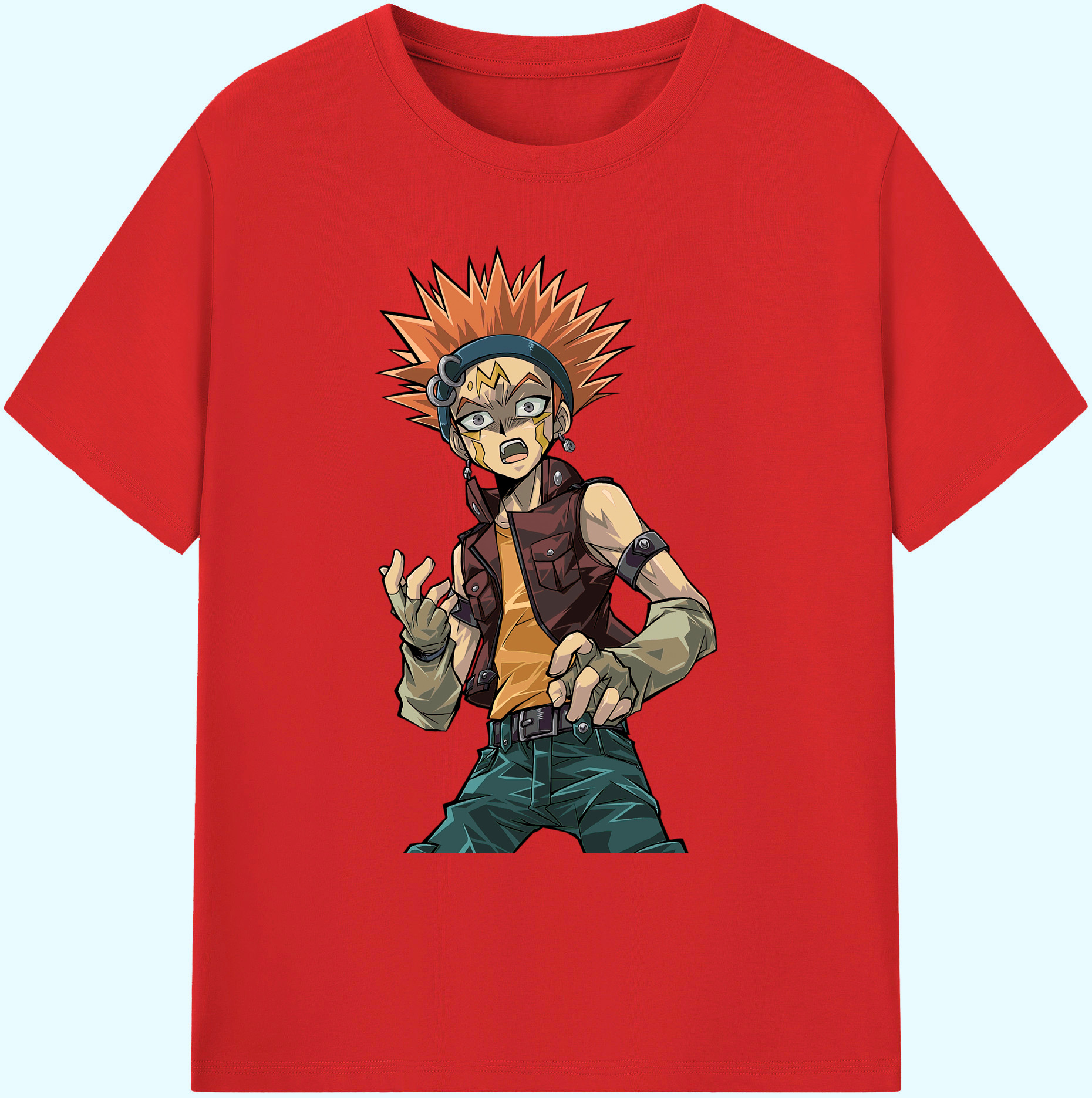 （画像用） 遊☆戯☆王 Yu-Gi-Oh! 綿100％ メンズ半袖Tシャツ｜肌触りやわらか＆通気性