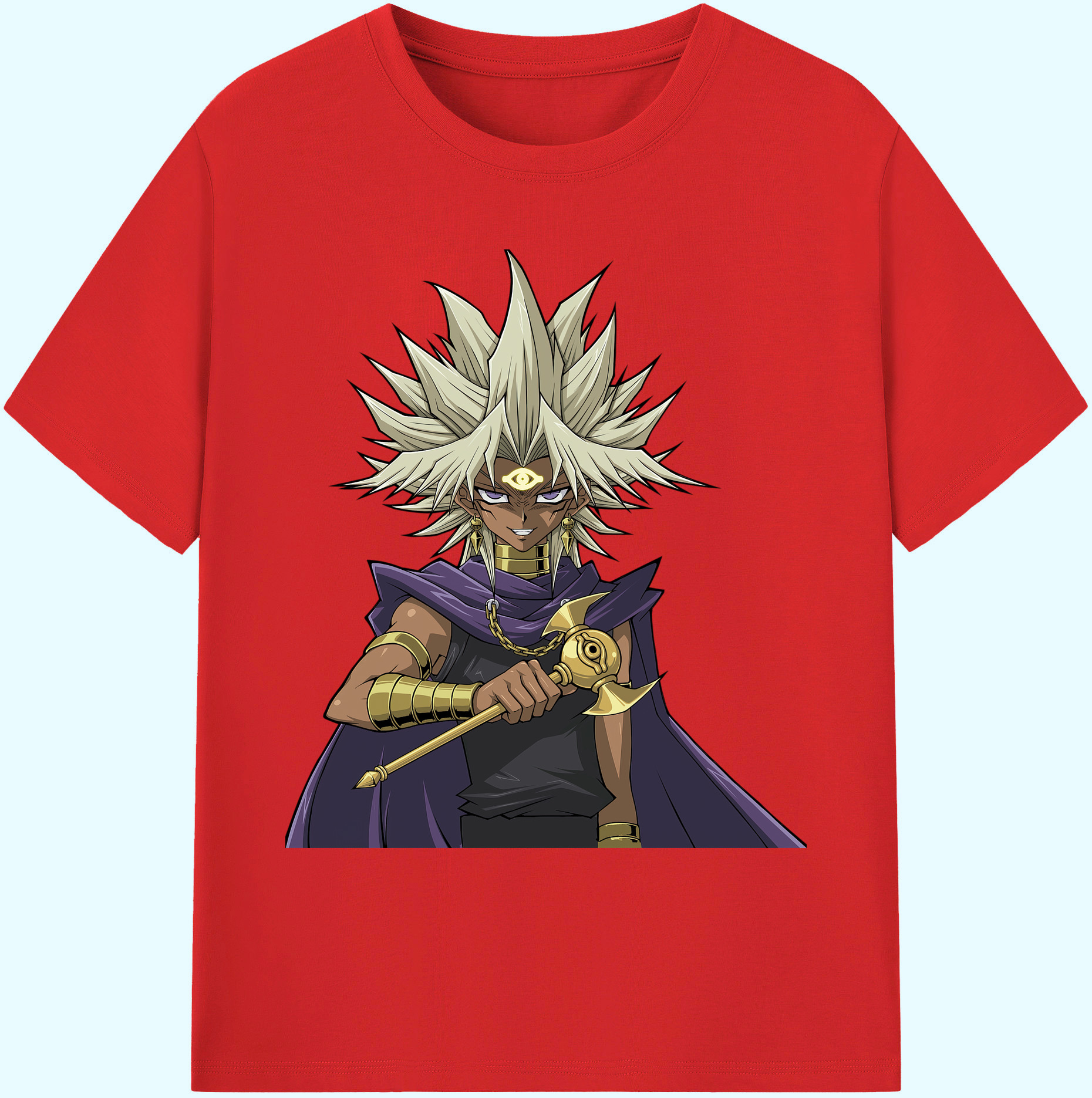 （画像用） 遊☆戯☆王 Yu-Gi-Oh! 綿100％ メンズ半袖Tシャツ｜肌触りやわらか＆通気性