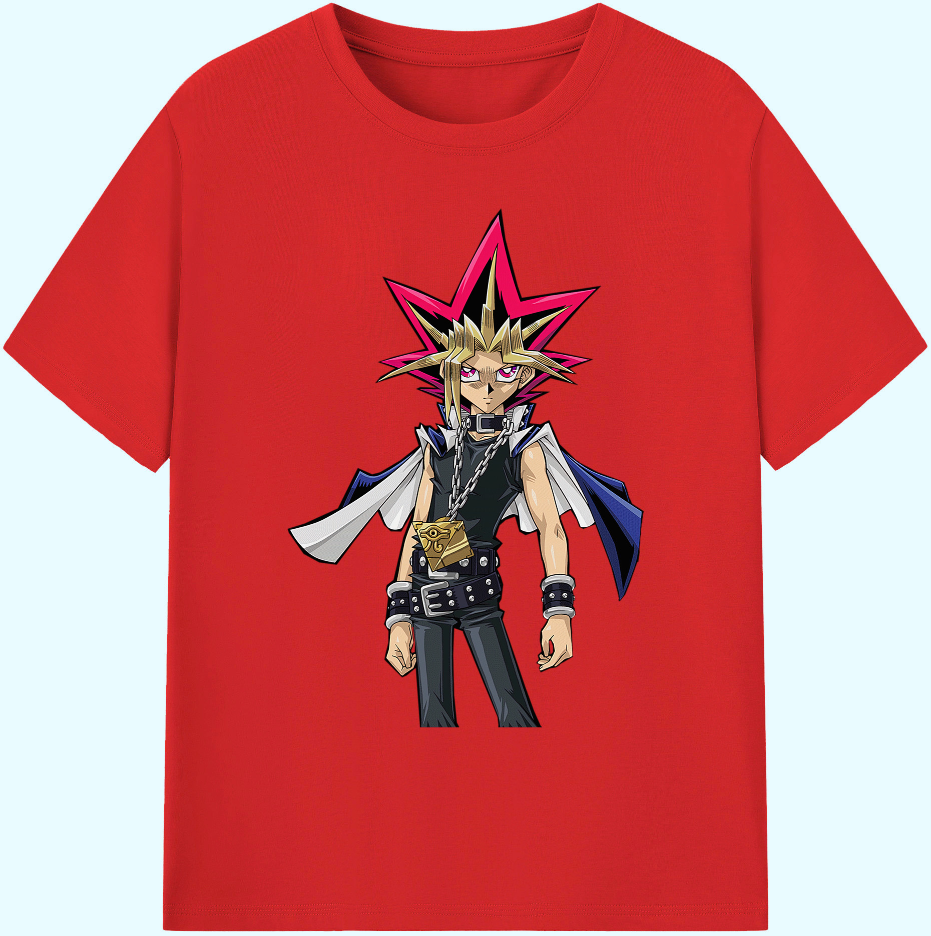 （画像用） 遊☆戯☆王 Yu-Gi-Oh! 綿100％ メンズ半袖Tシャツ｜肌触りやわらか＆通気性