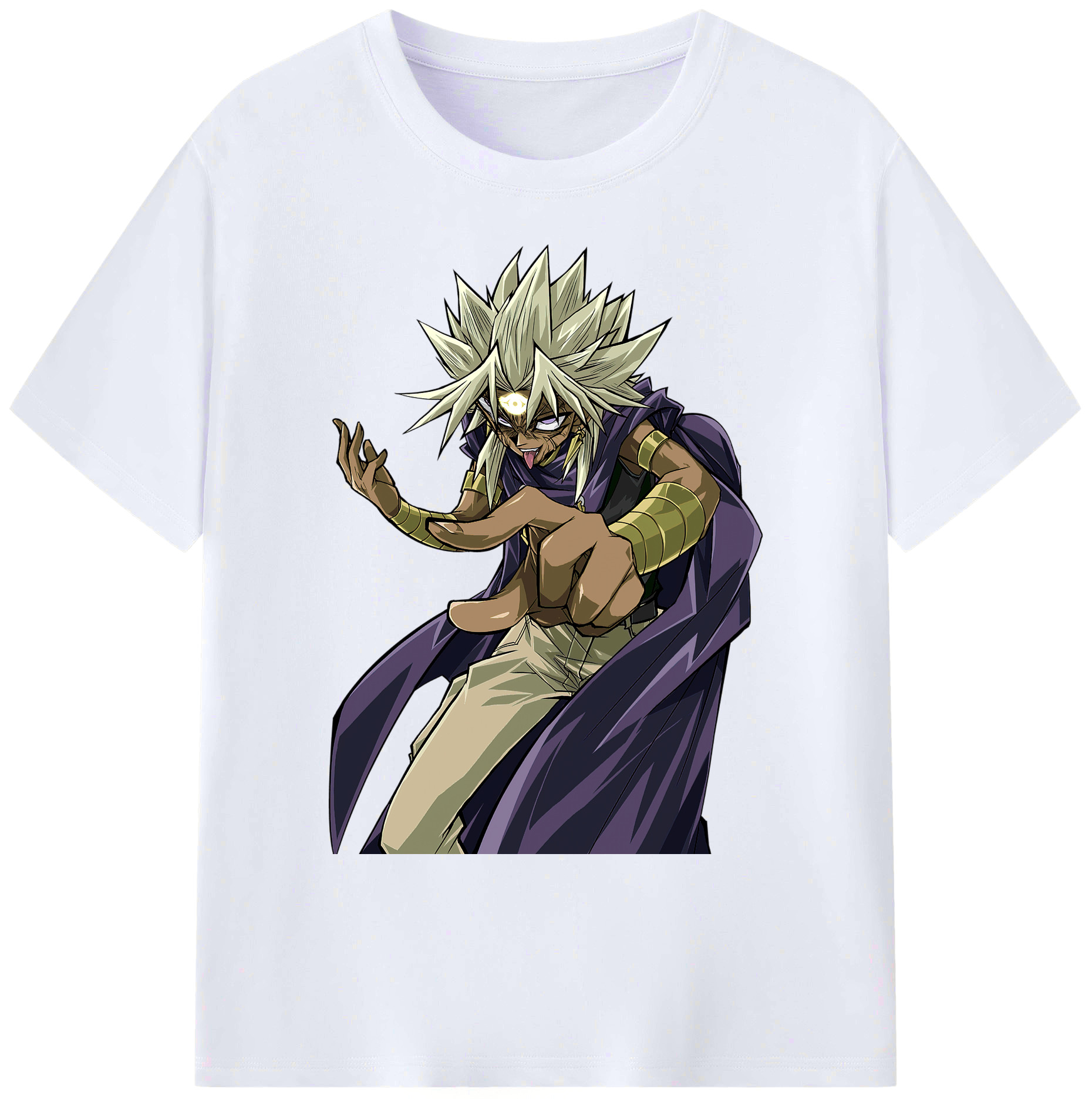 （画像用） 遊☆戯☆王 Yu-Gi-Oh! 綿100％ メンズ半袖Tシャツ｜肌触りやわらか＆通気性