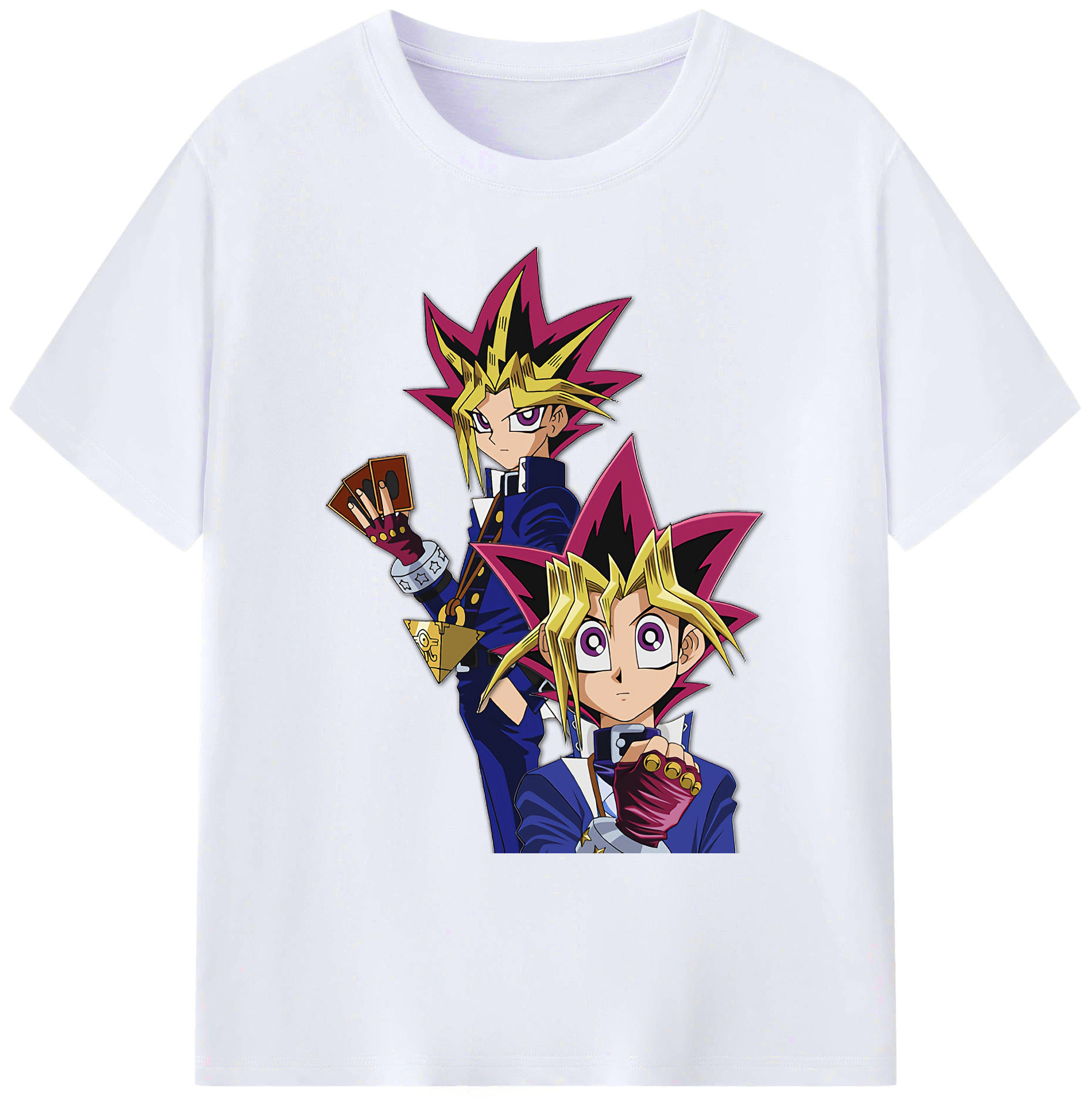 （画像用） 遊☆戯☆王 Yu-Gi-Oh! 綿100％ メンズ半袖Tシャツ｜肌触りやわらか＆通気性