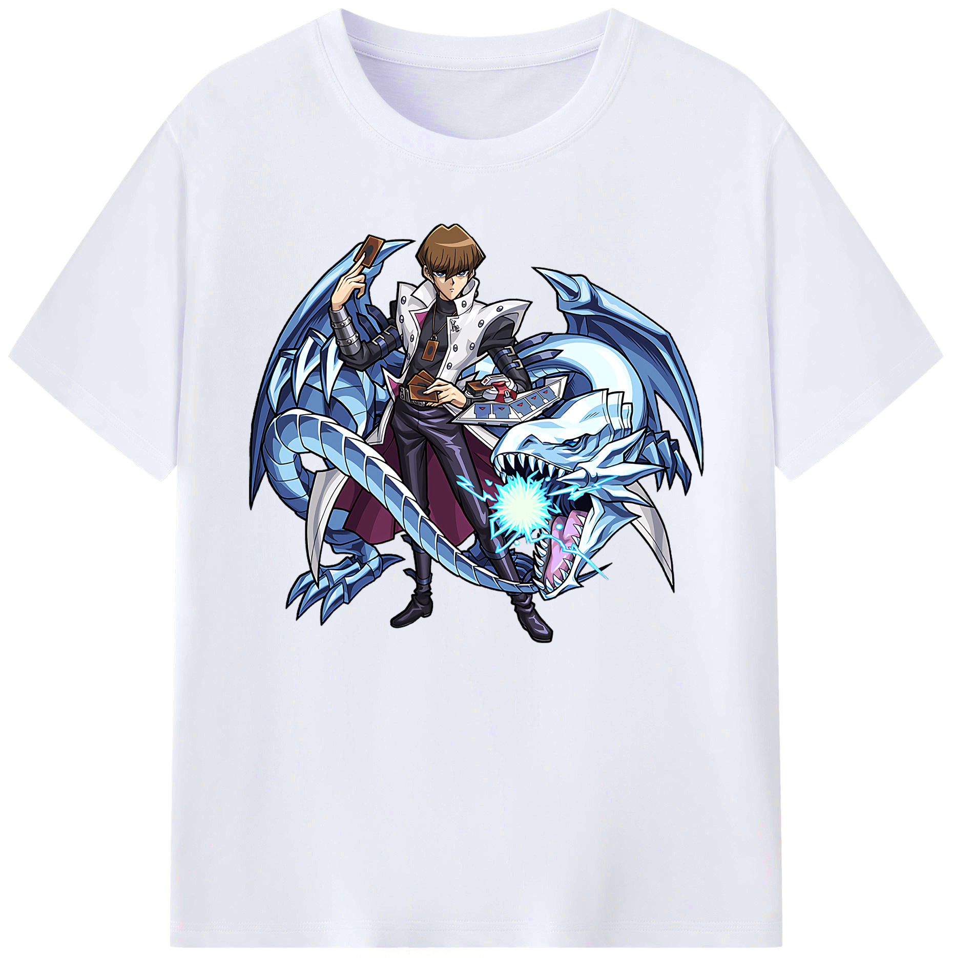 （画像用） 遊☆戯☆王 Yu-Gi-Oh! 綿100％ メンズ半袖Tシャツ｜肌触りやわらか＆通気性